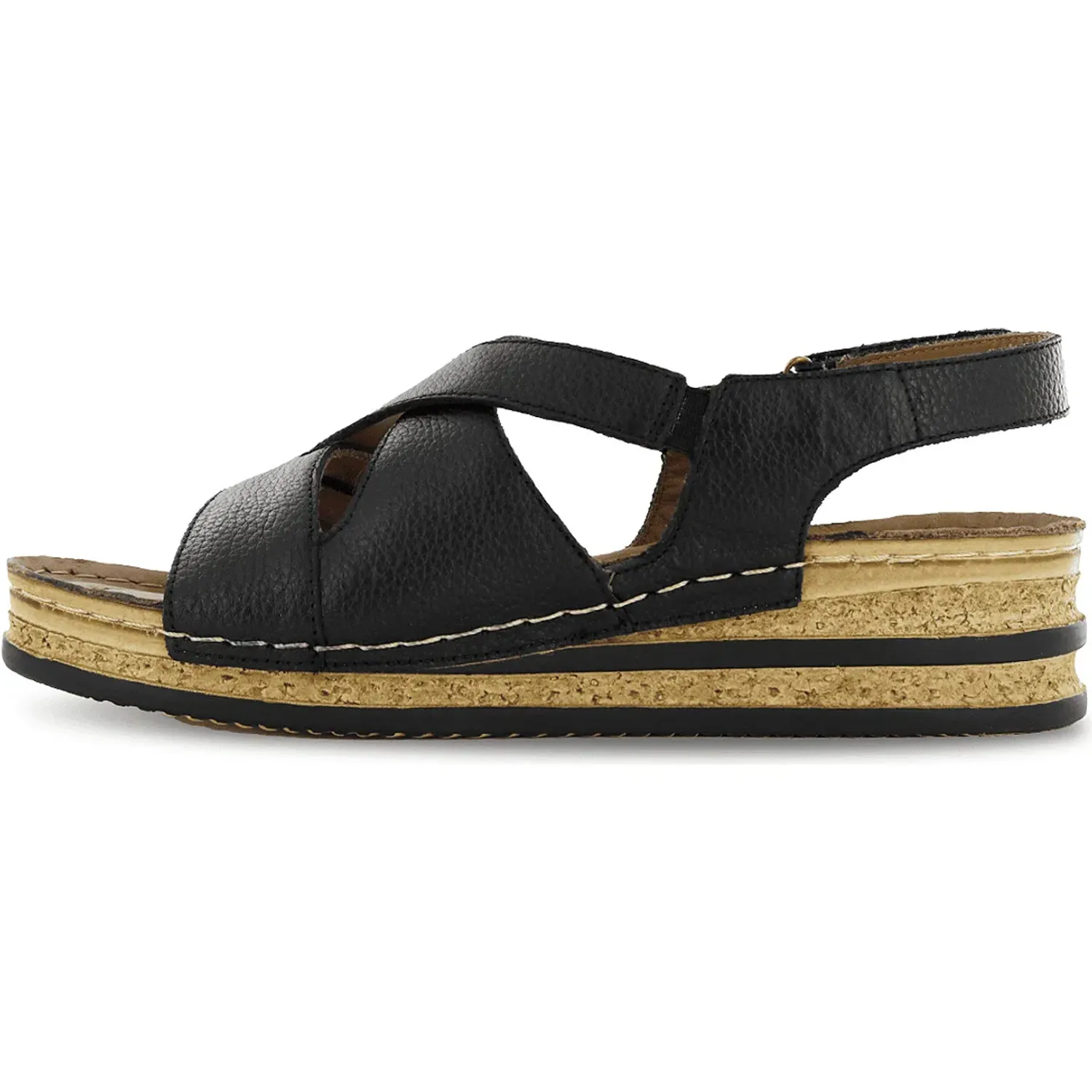 Sandalias Ecco Mujer Hilda02 color negro | Platanitos