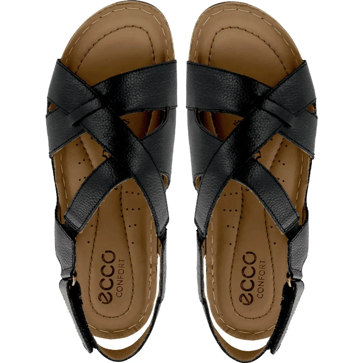 Sandalias Ecco Mujer Hilda02 color negro | Platanitos