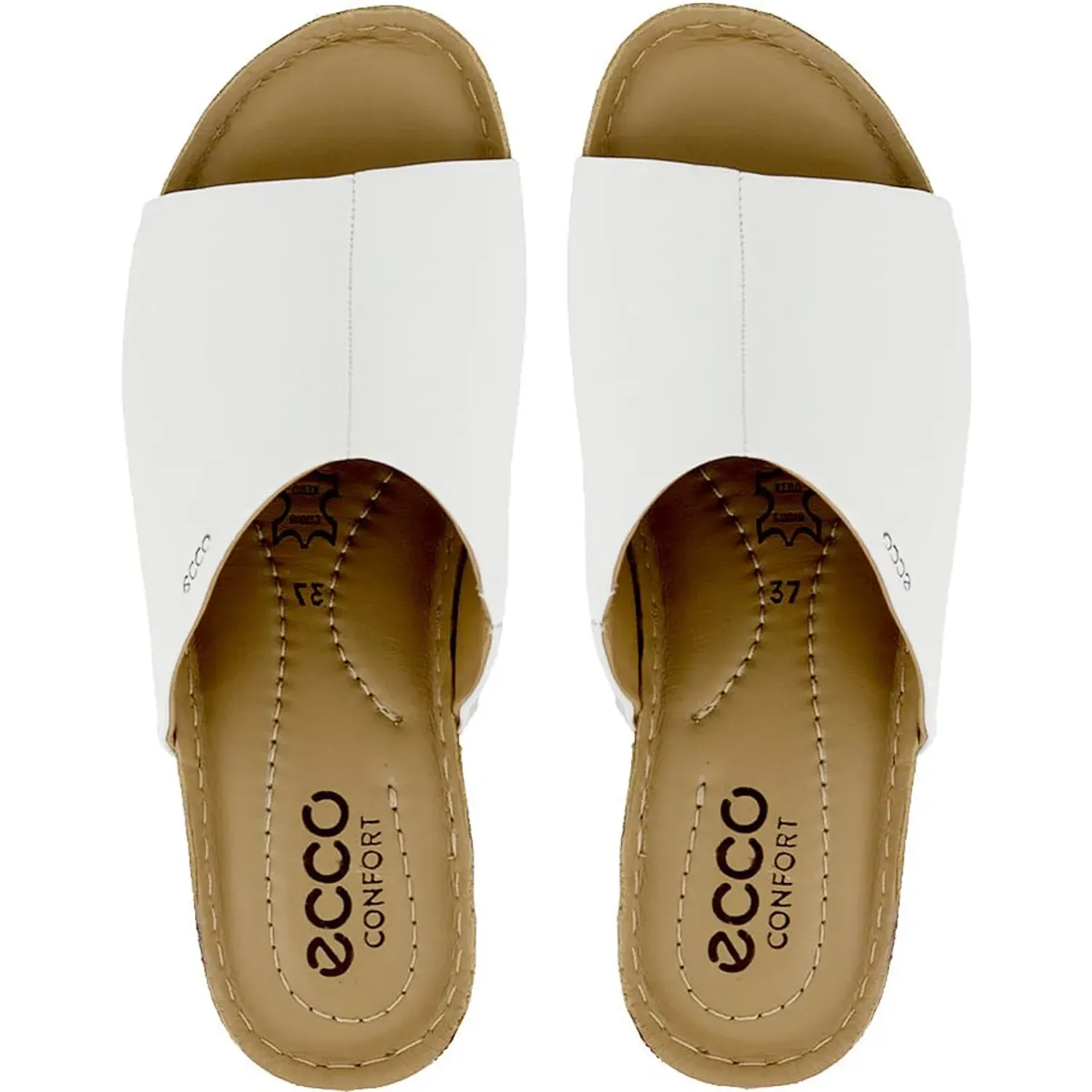 Sandalias Ecco Mujer Stella05 color blanco | Platanitos