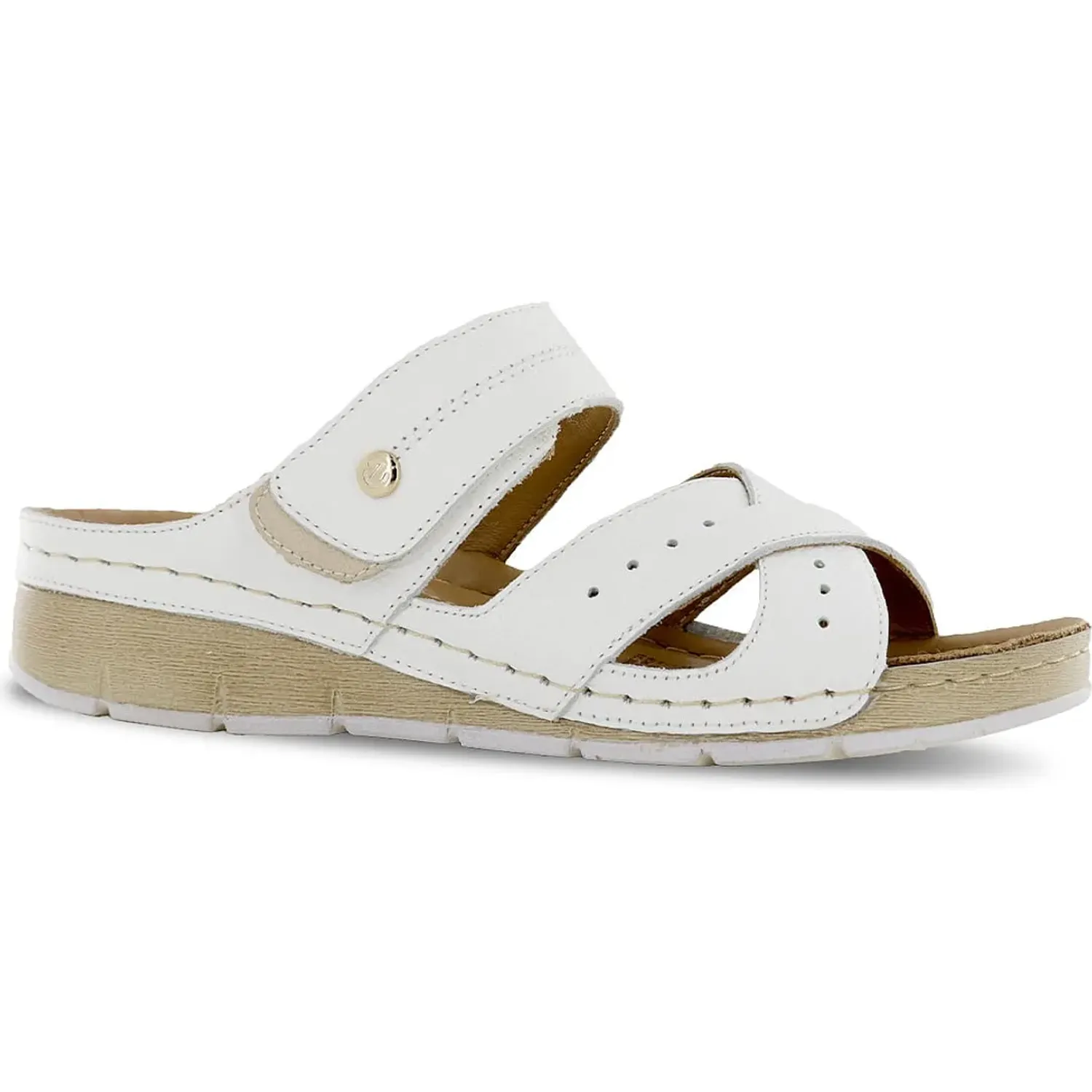 Sandalias Ecco Mujer Lexie06 color blanco | Platanitos