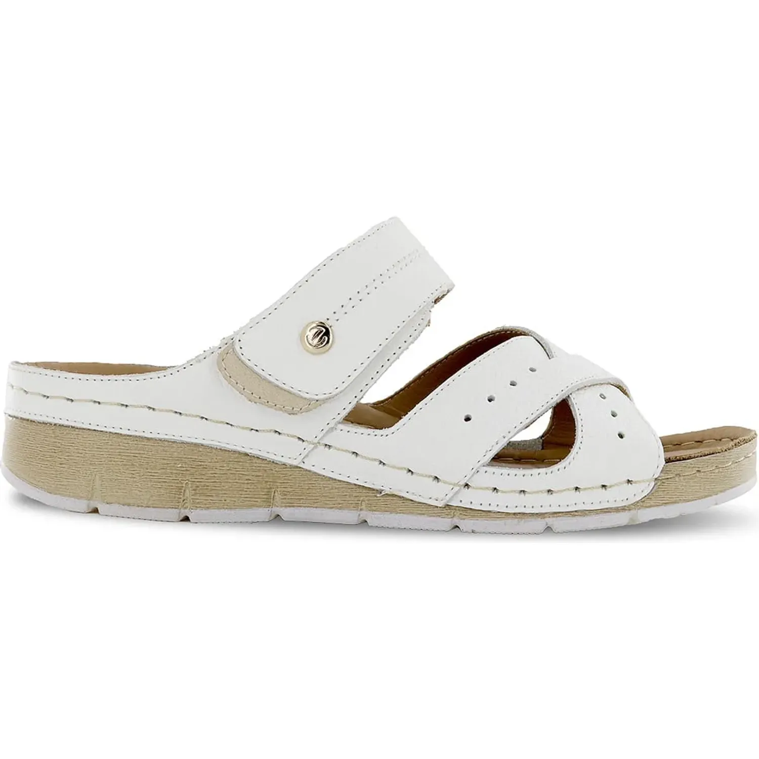 Sandalias Ecco Mujer Lexie06 color blanco | Platanitos