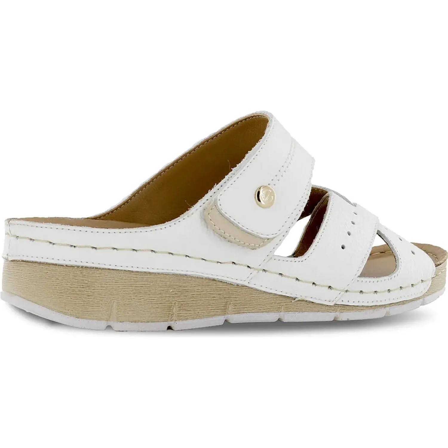 Sandalias Ecco Mujer Lexie06 color blanco | Platanitos