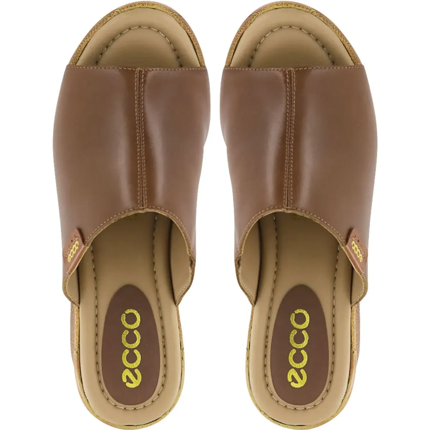 Sandalias Ecco Mujer Winona08 color toffee | Platanitos