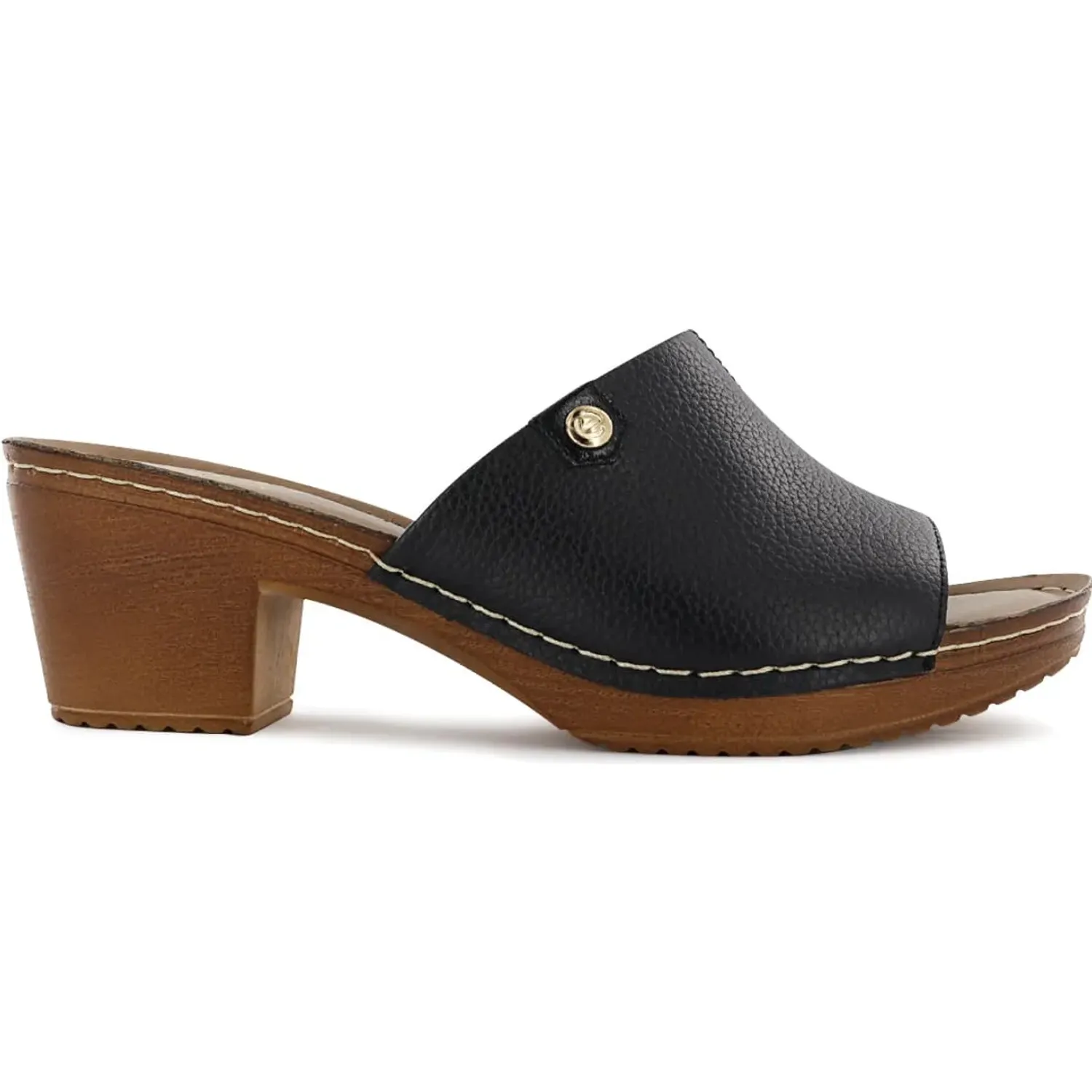 Sandalias Ecco Mujer Mika17 color negro | Platanitos