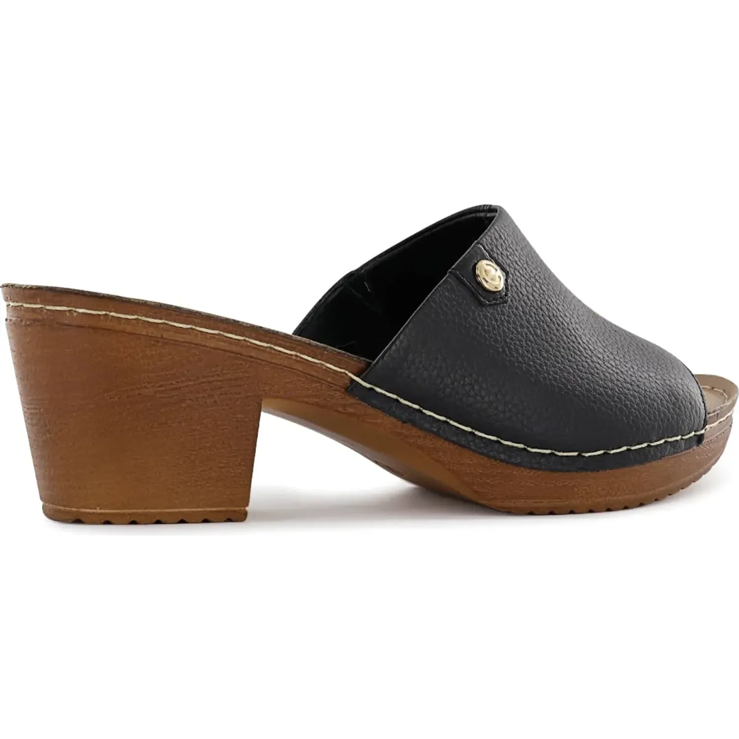 Sandalias Ecco Mujer Mika17 color negro | Platanitos