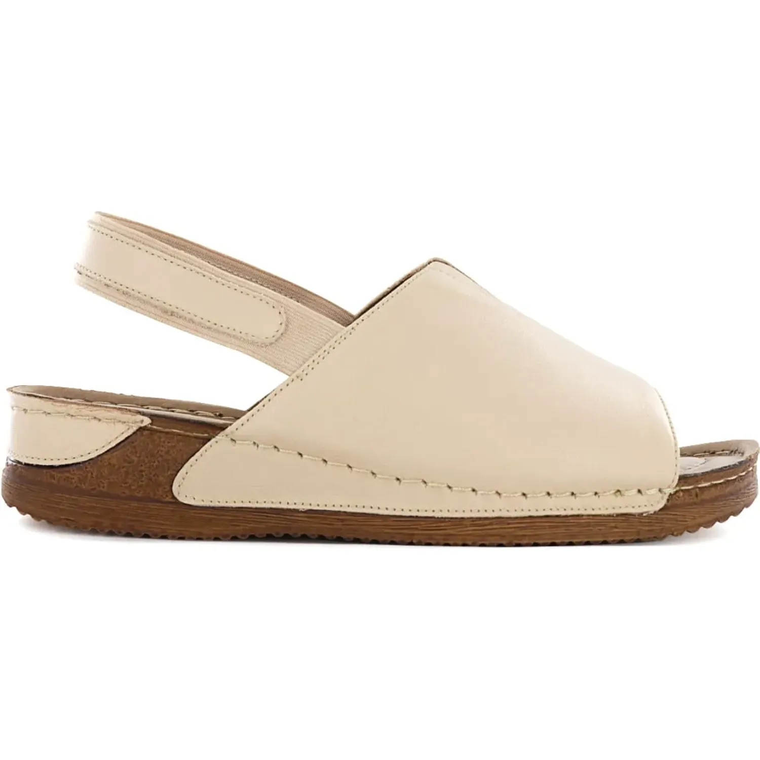 Sandalias Ecco Mujer Patty34 color moca latte | Platanitos