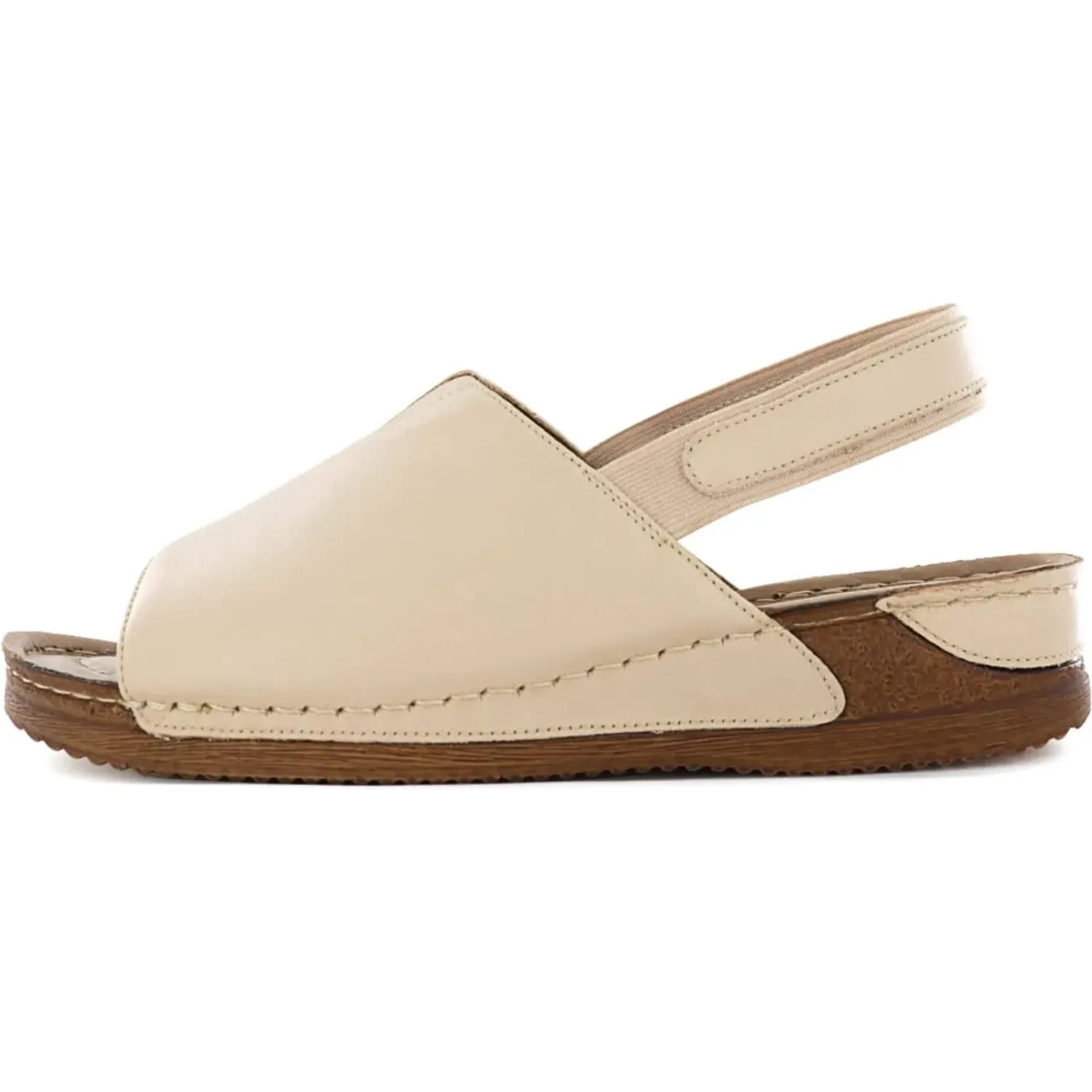 Sandalias Ecco Mujer Patty34 color moca latte | Platanitos