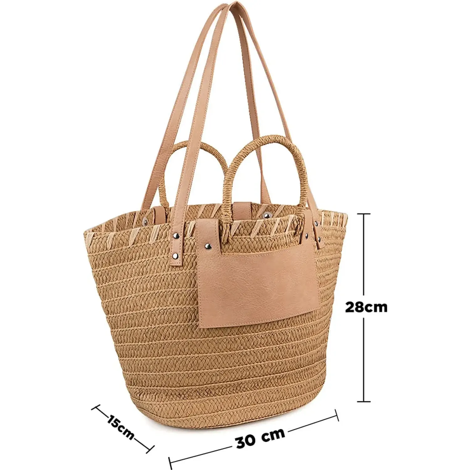 Impuls Bolso Impuls De Playa Mujer Cairo02 color beige | Platanitos