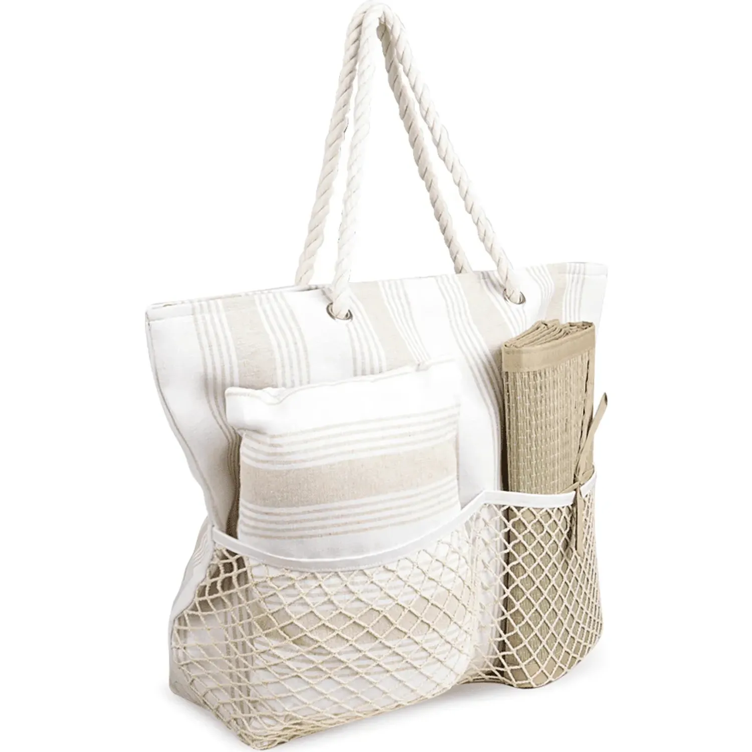 Impuls Bolso Impuls De Playa Mujer Naia17 color beige | Platanitos