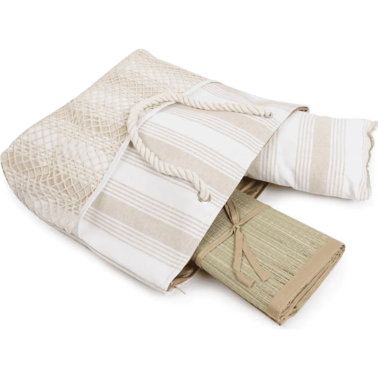 Impuls Bolso Impuls De Playa Mujer Naia17 color beige | Platanitos