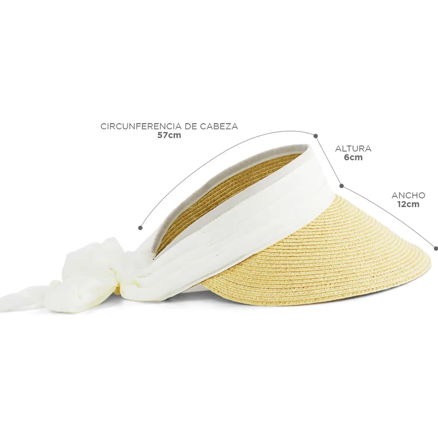 Impuls Sombrero Impuls De Playa Mujer Summer19 color marfil | Platanitos