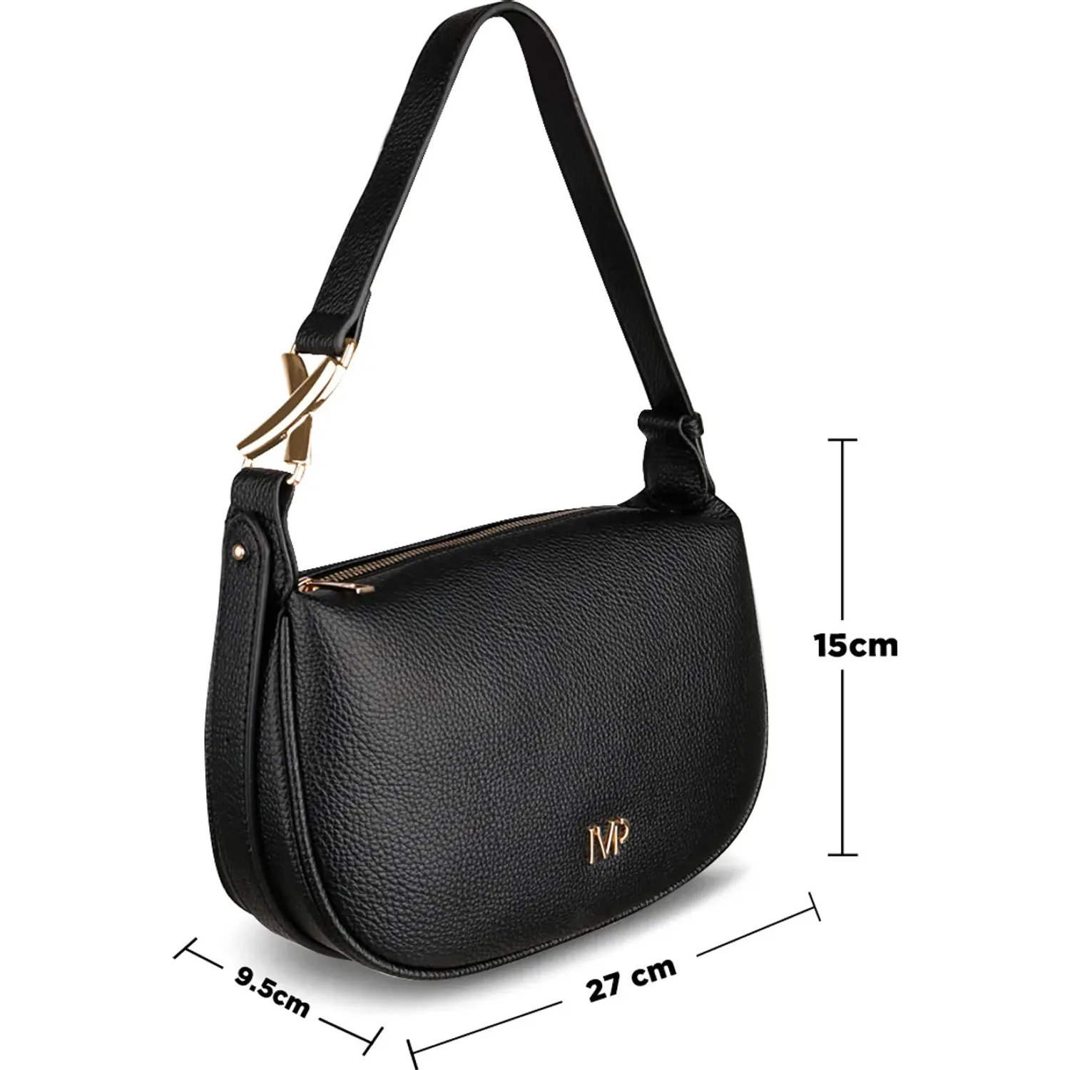 Cartera Impuls Urbano Mujer Amarita64 color negro | Platanitos