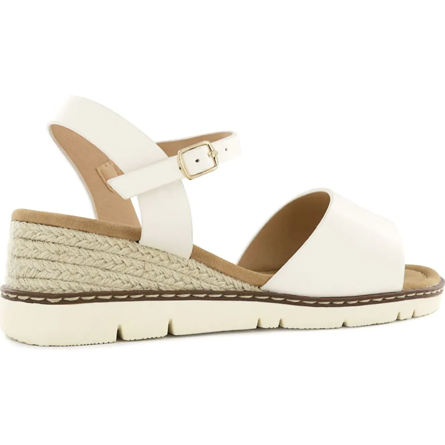 Sandalias Impuls Cuña Mujer Adaya16 color hielo | Platanitos