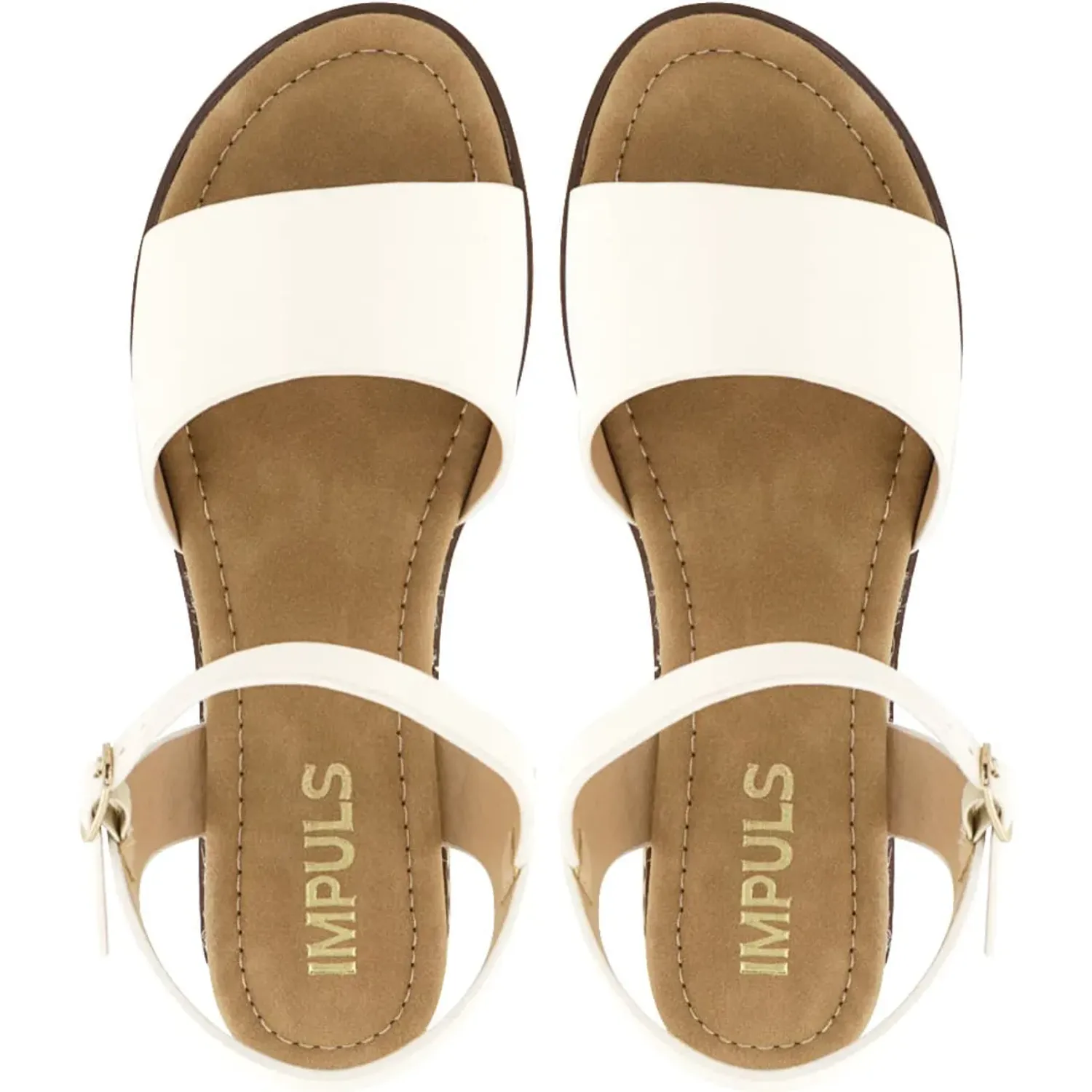 Sandalias Impuls Cuña Mujer Adaya16 color hielo | Platanitos