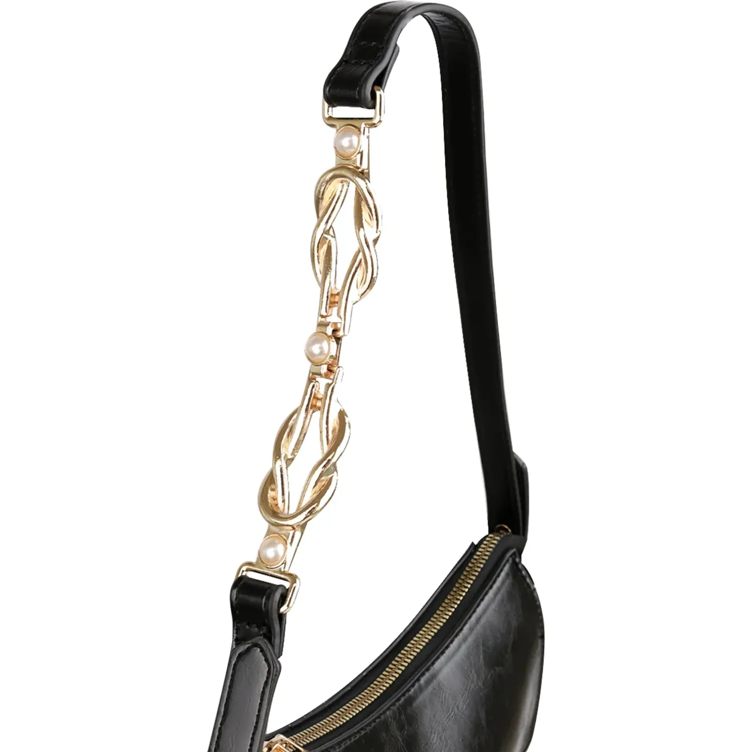 Cartera Impuls Urbano Mujer Amarita63 color negro | Platanitos