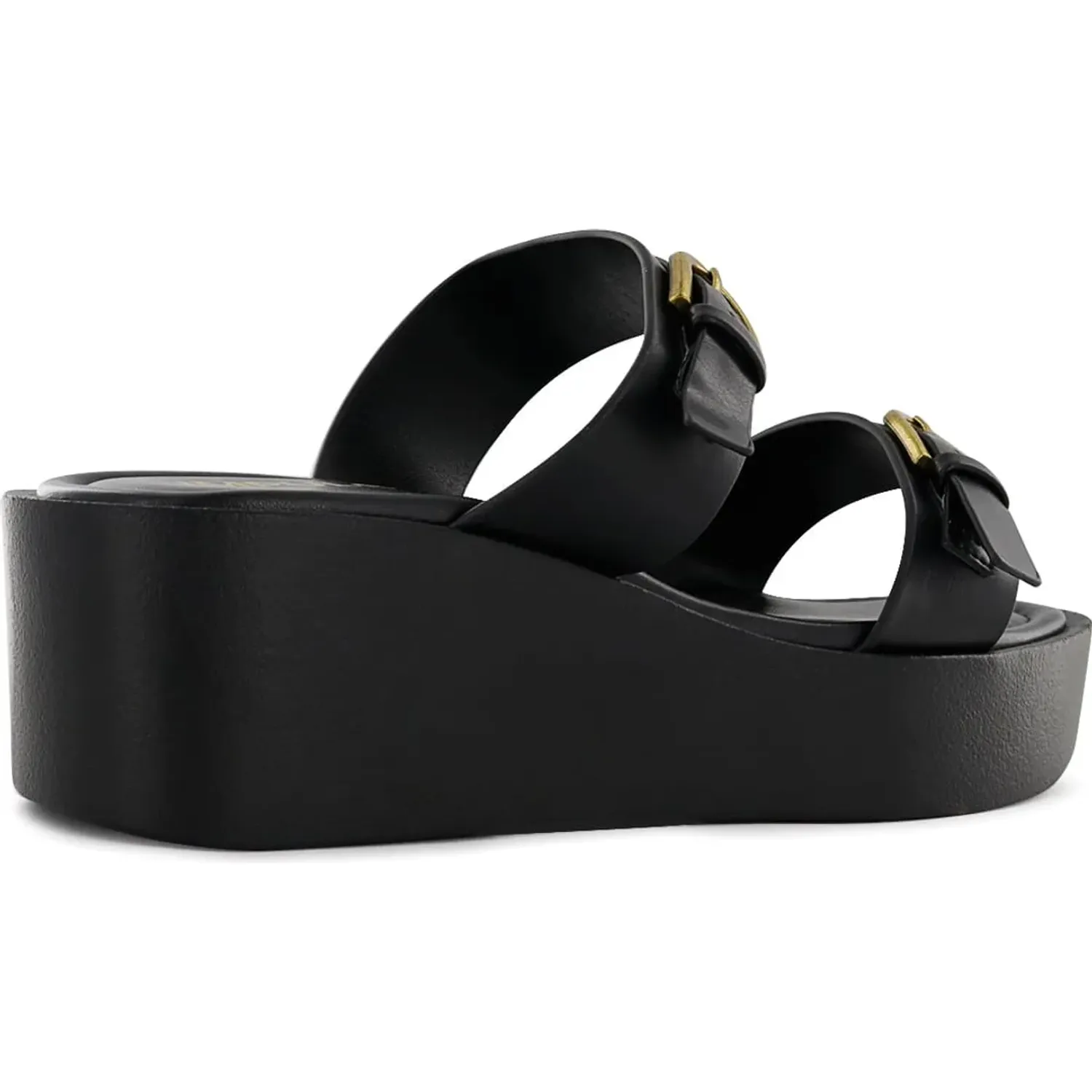 Sandalias Impuls Cuña Mujer Adaya08 color negro | Platanitos