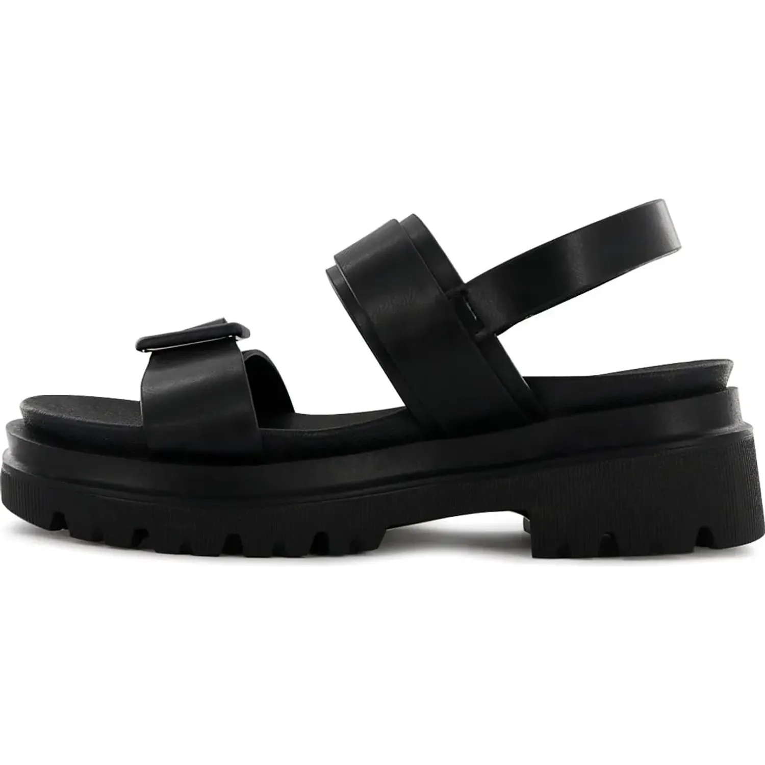 Sandalias Impuls Cuña Mujer Adaya10 color negro | Platanitos