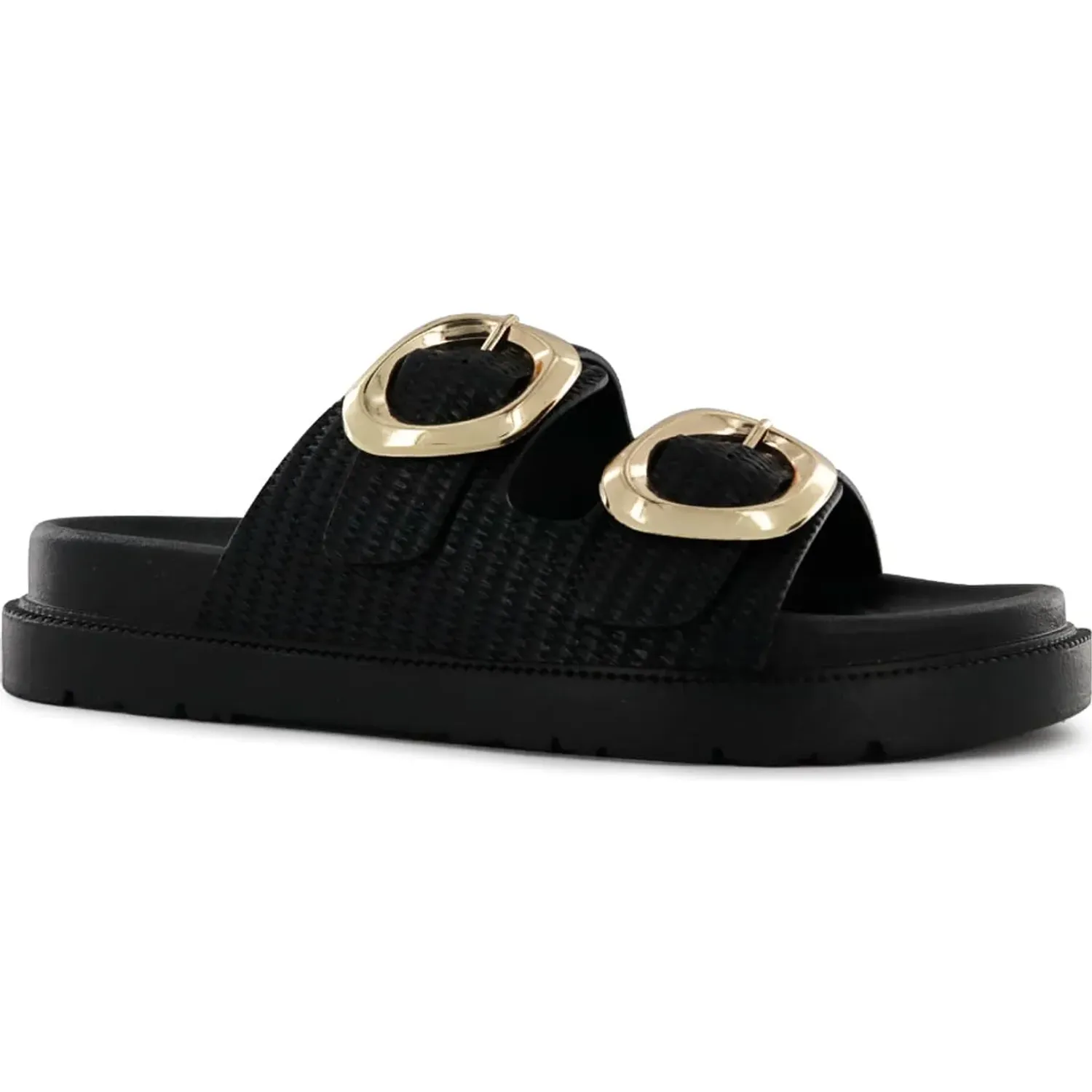 Sandalias Impuls Cuña Mujer Adaya02 color negro | Platanitos