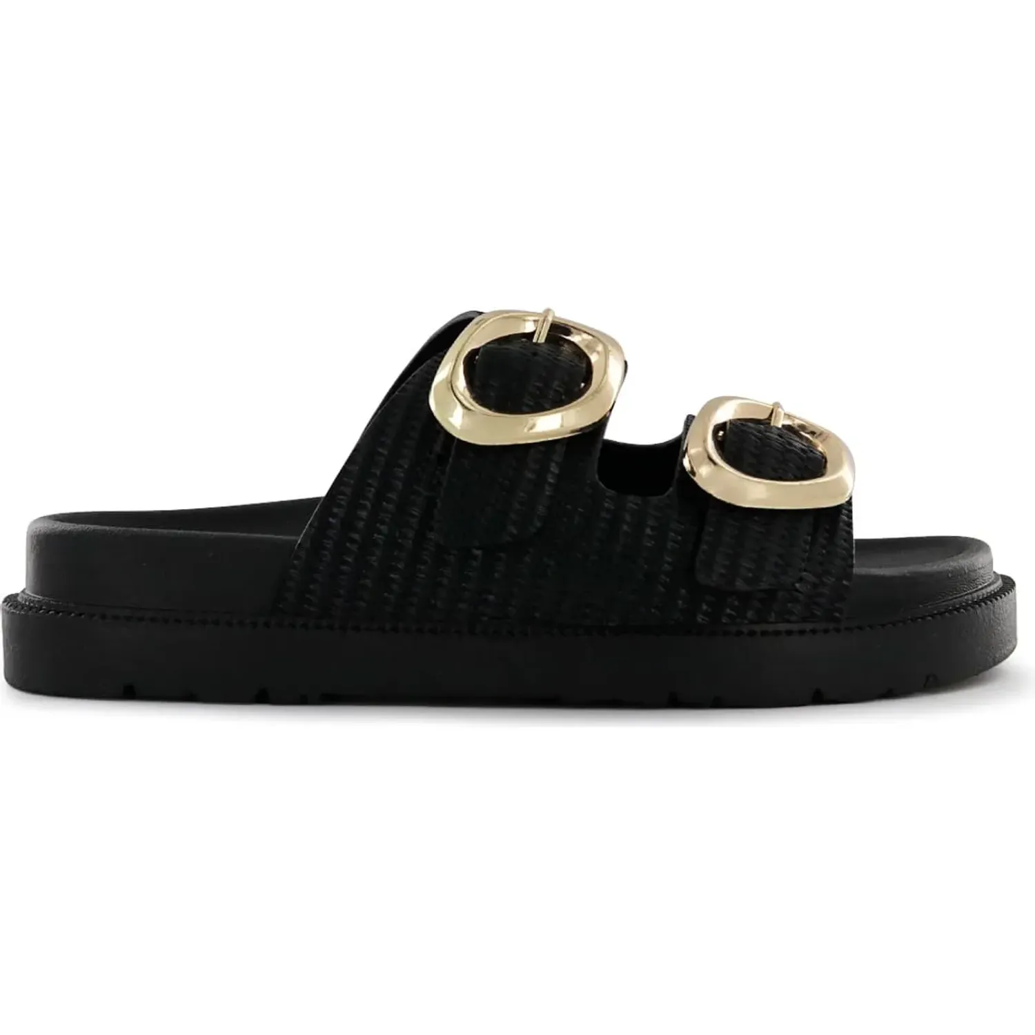 Sandalias Impuls Cuña Mujer Adaya02 color negro | Platanitos