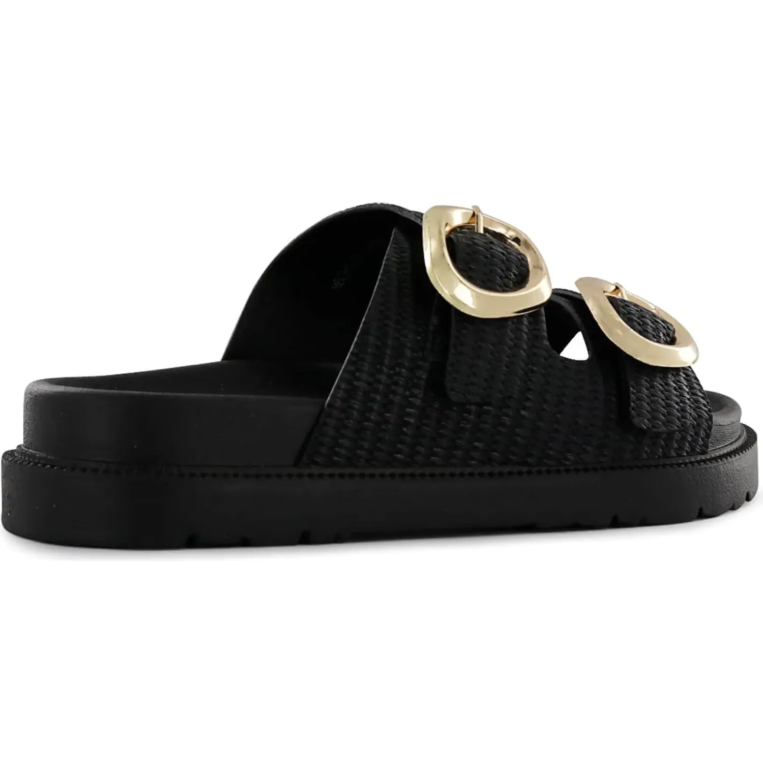 Sandalias Impuls Cuña Mujer Adaya02 color negro | Platanitos