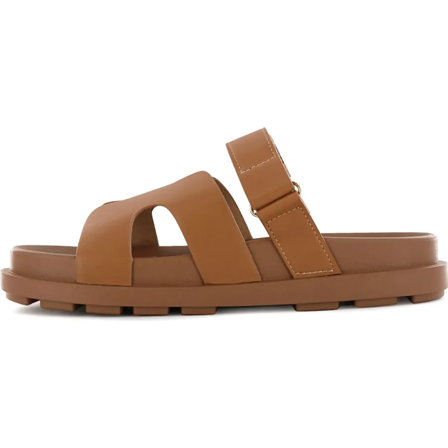 Sandalias Impuls Cuña Mujer Adaya05 color camel | Platanitos