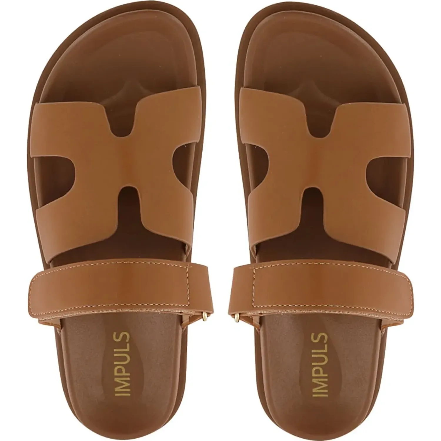 Sandalias Impuls Cuña Mujer Adaya05 color camel | Platanitos
