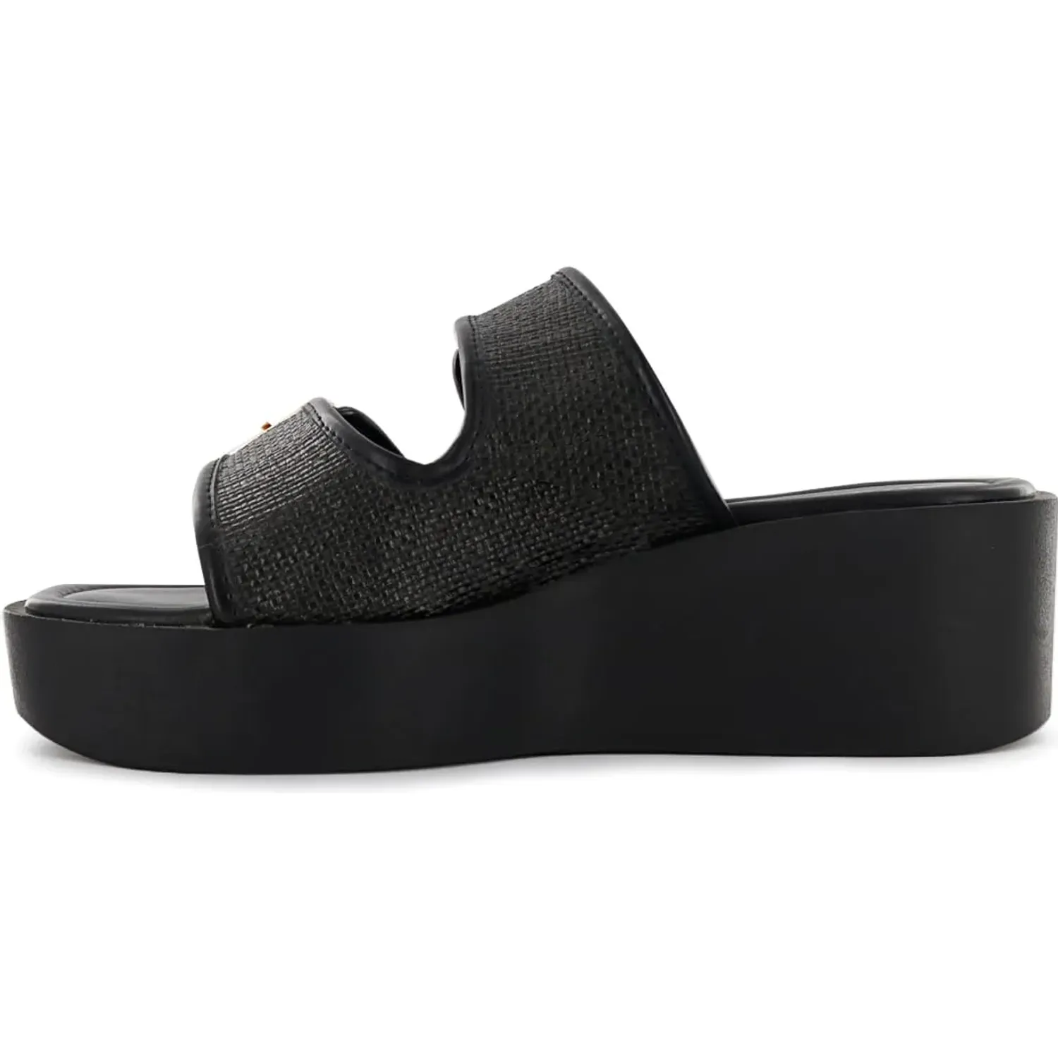 Sandalias Impuls Cuña Mujer Adaya07 color negro | Platanitos