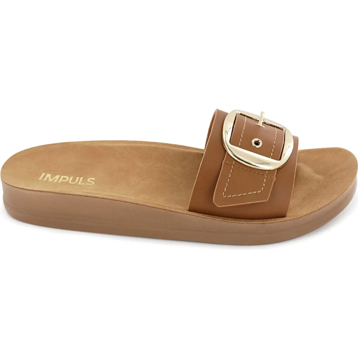 Sandalias Impuls Confort Mujer Barbara53 color caramelo | Platanitos