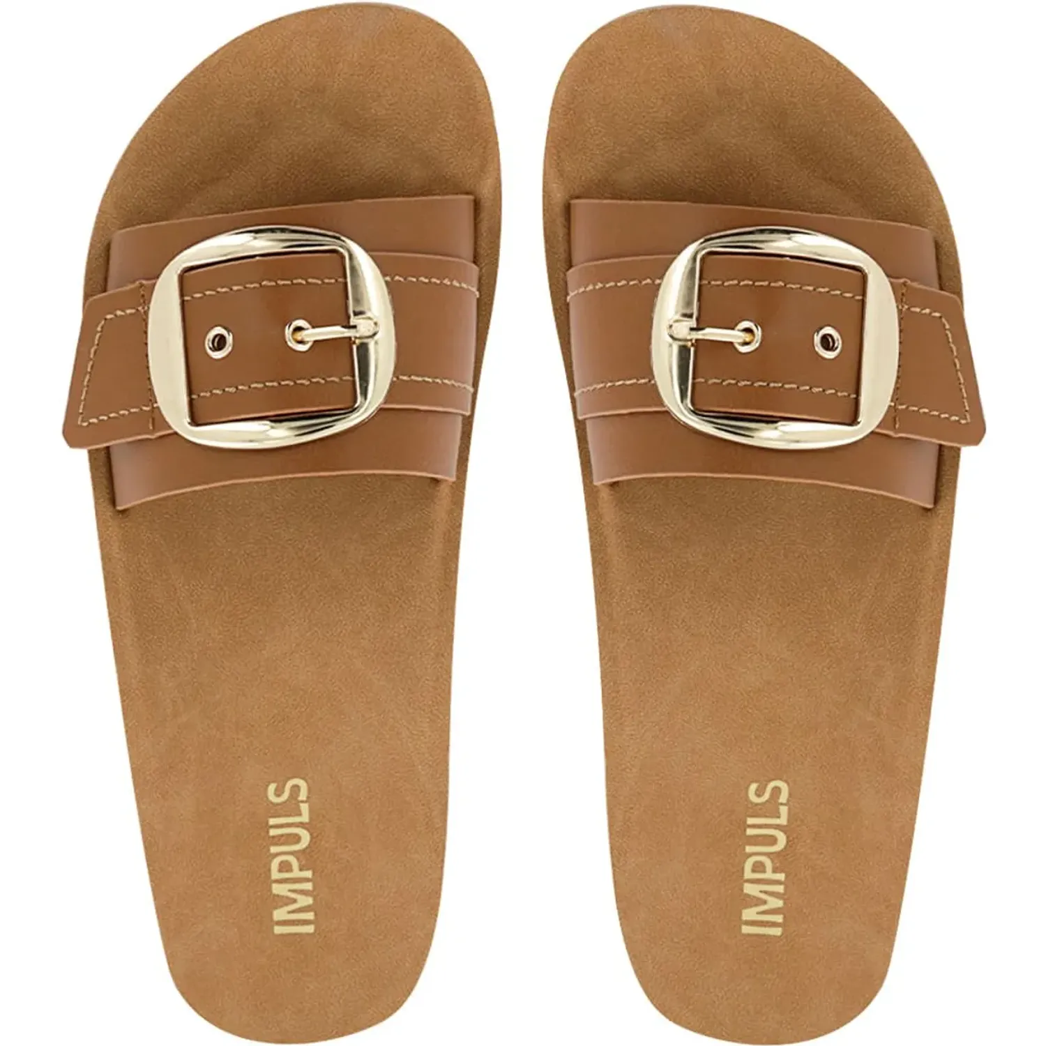 Sandalias Impuls Confort Mujer Barbara53 color caramelo | Platanitos