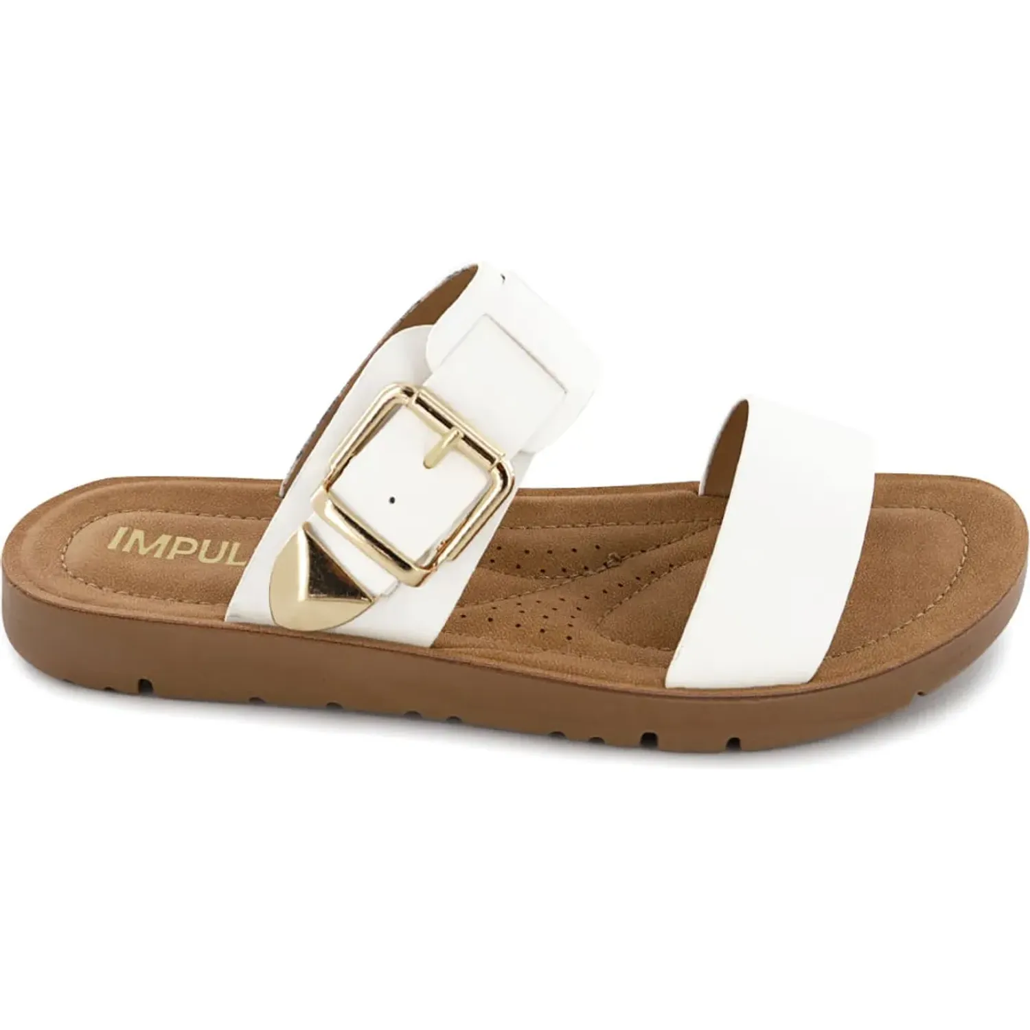 Sandalias Impuls Confort Mujer Barbara55 color blanco | Platanitos