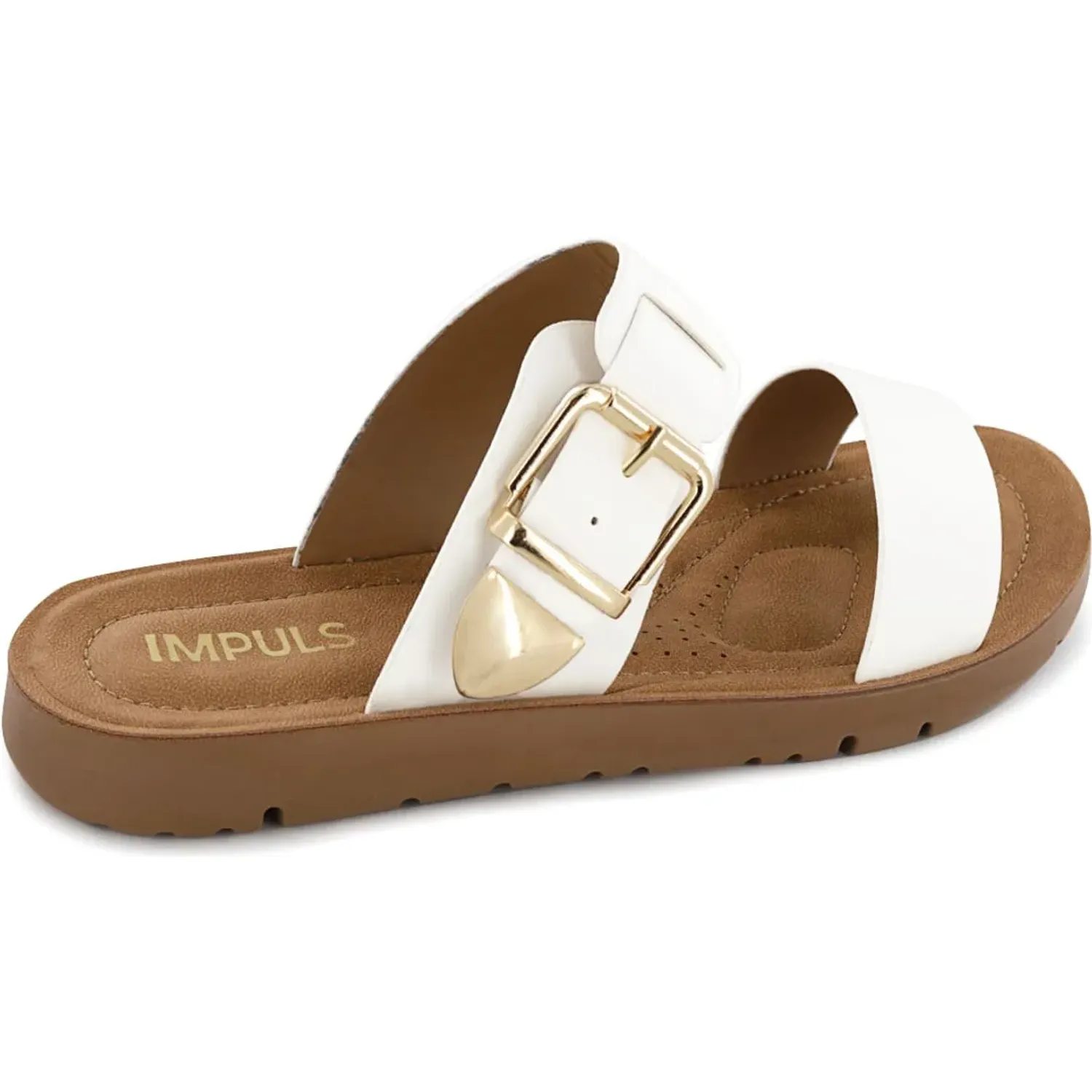 Sandalias Impuls Confort Mujer Barbara55 color blanco | Platanitos