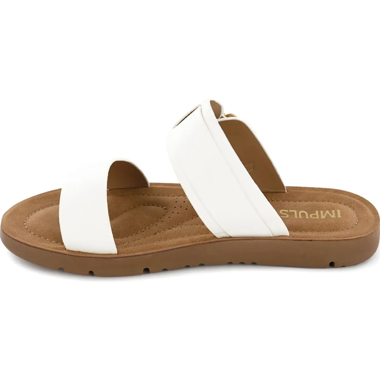 Sandalias Impuls Confort Mujer Barbara55 color blanco | Platanitos