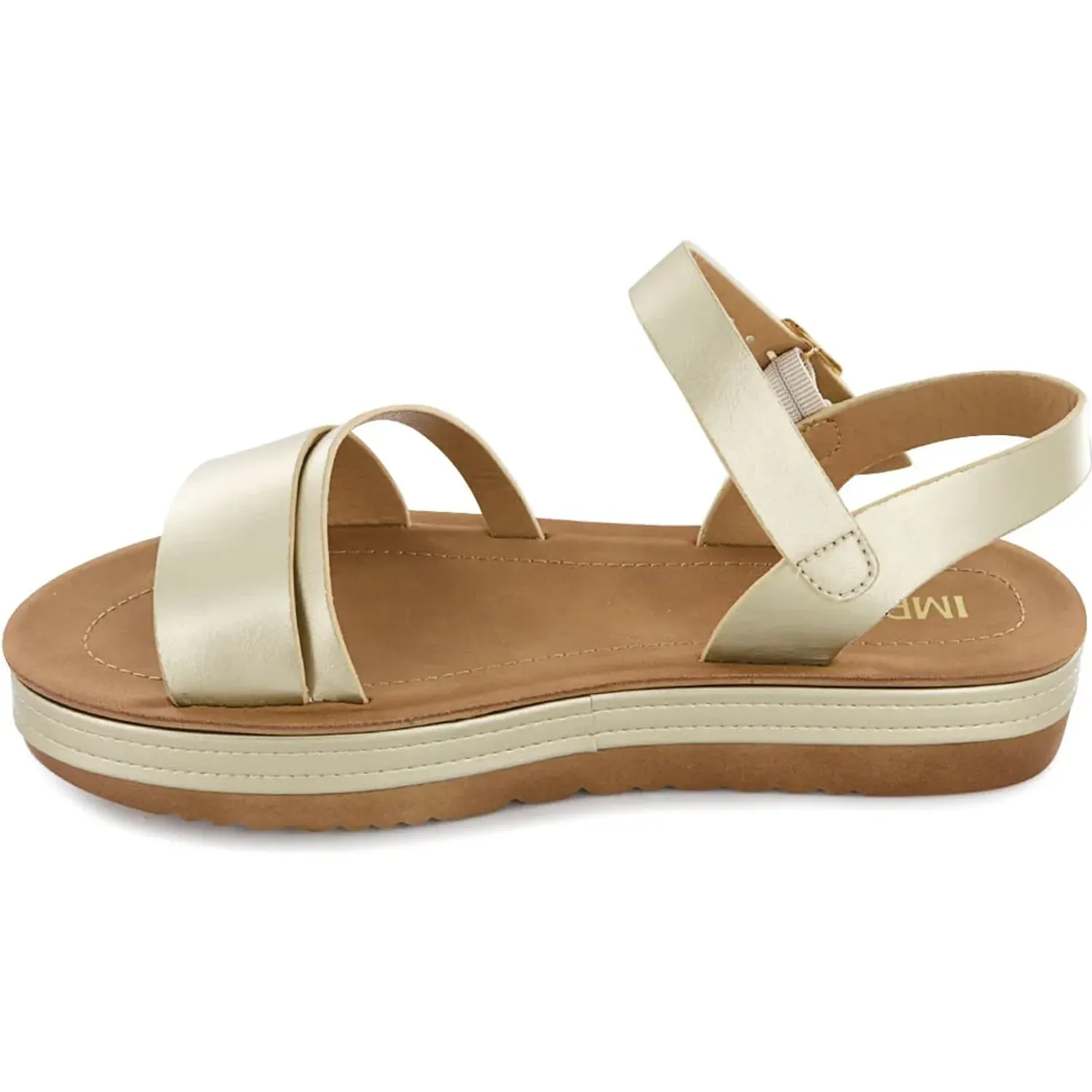 Sandalias Impuls Cuña Mujer Sarai01 color oro | Platanitos