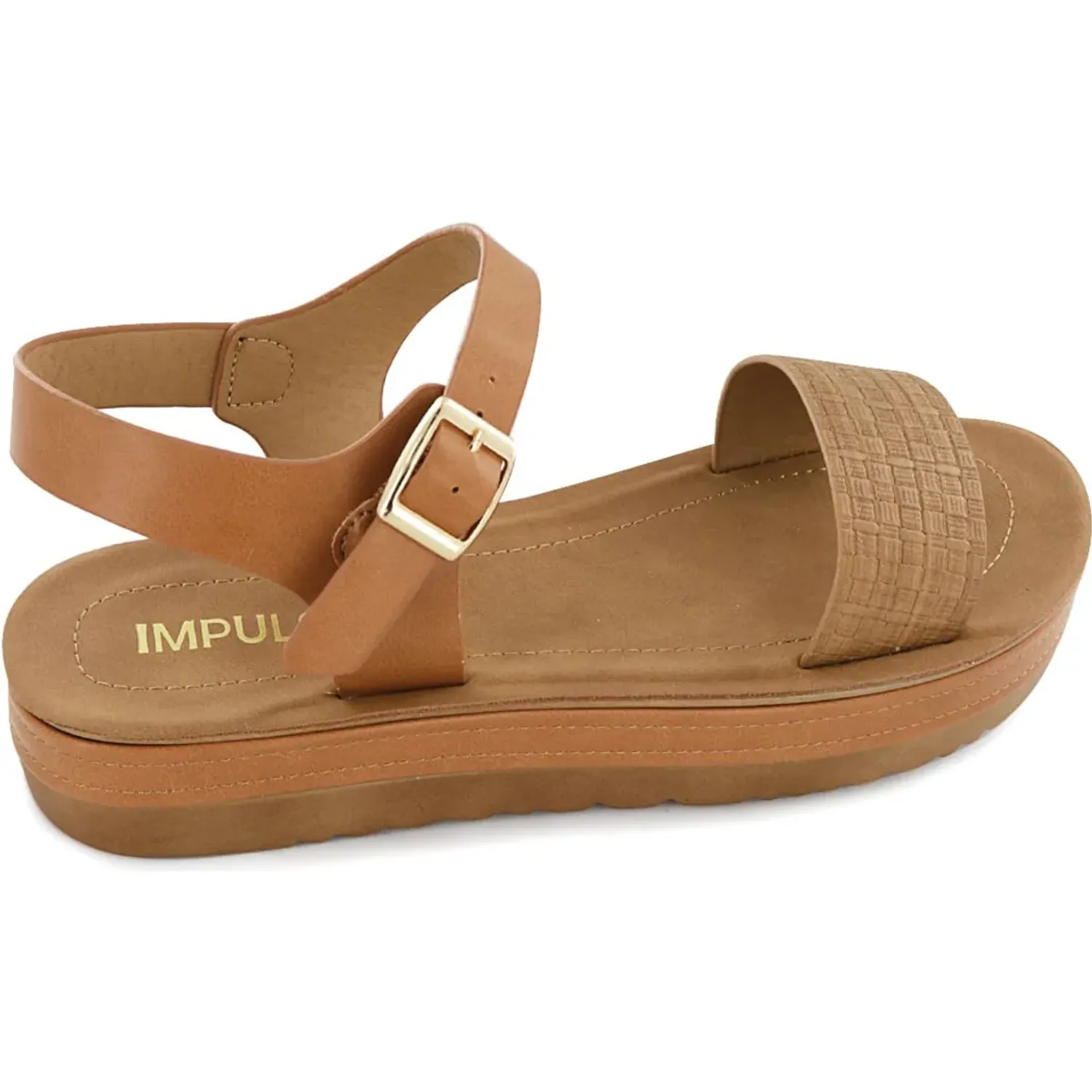 Sandalias Impuls Cuña Mujer Sarai03 color camel | Platanitos