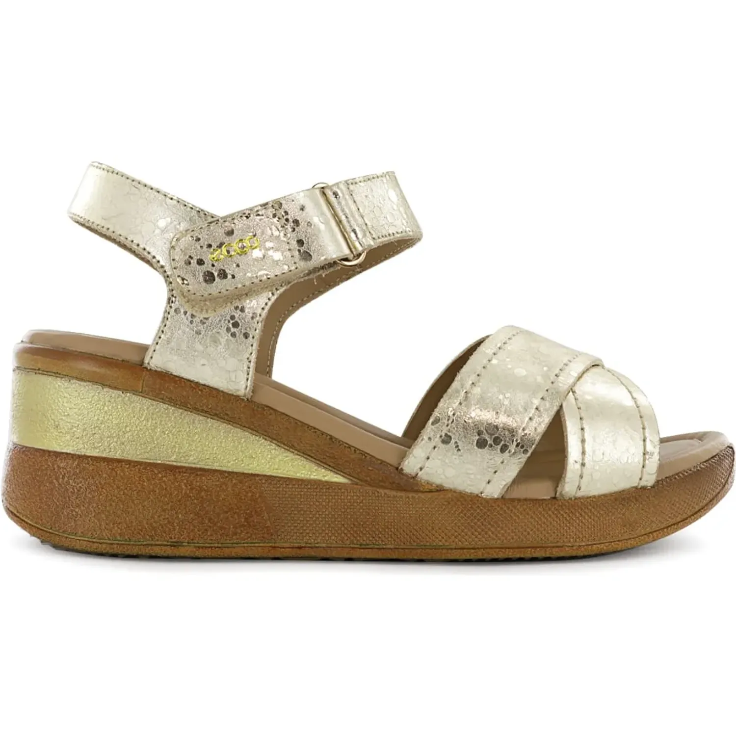 Ecco Sandalia Ecco Confort Mujer Winona14 color dorado | Platanitos