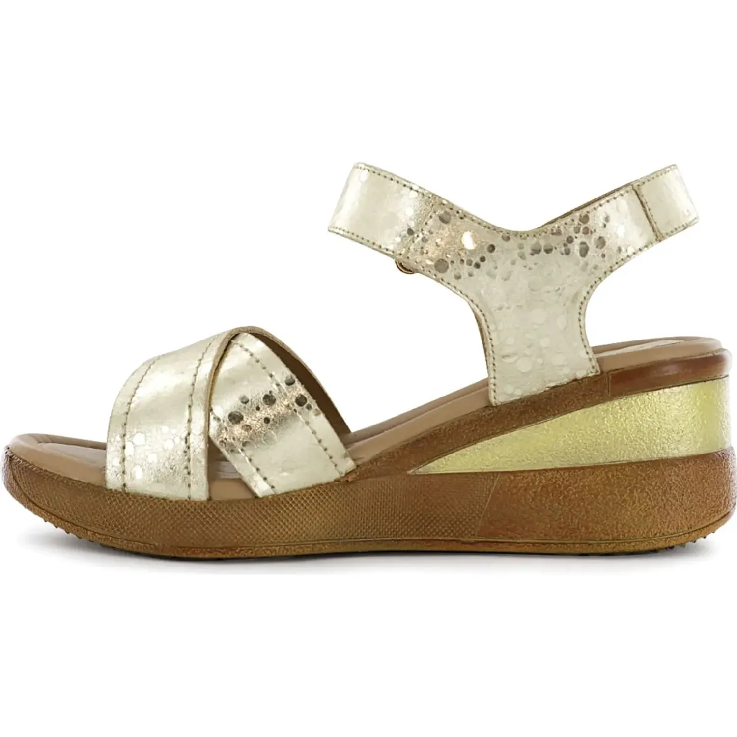 Ecco Sandalia Ecco Confort Mujer Winona14 color dorado | Platanitos