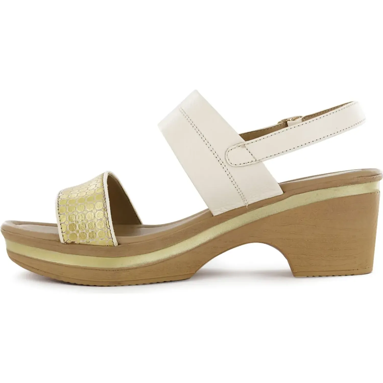 Ecco Sandalia Ecco Confort Mujer Alina28 color oro | Platanitos