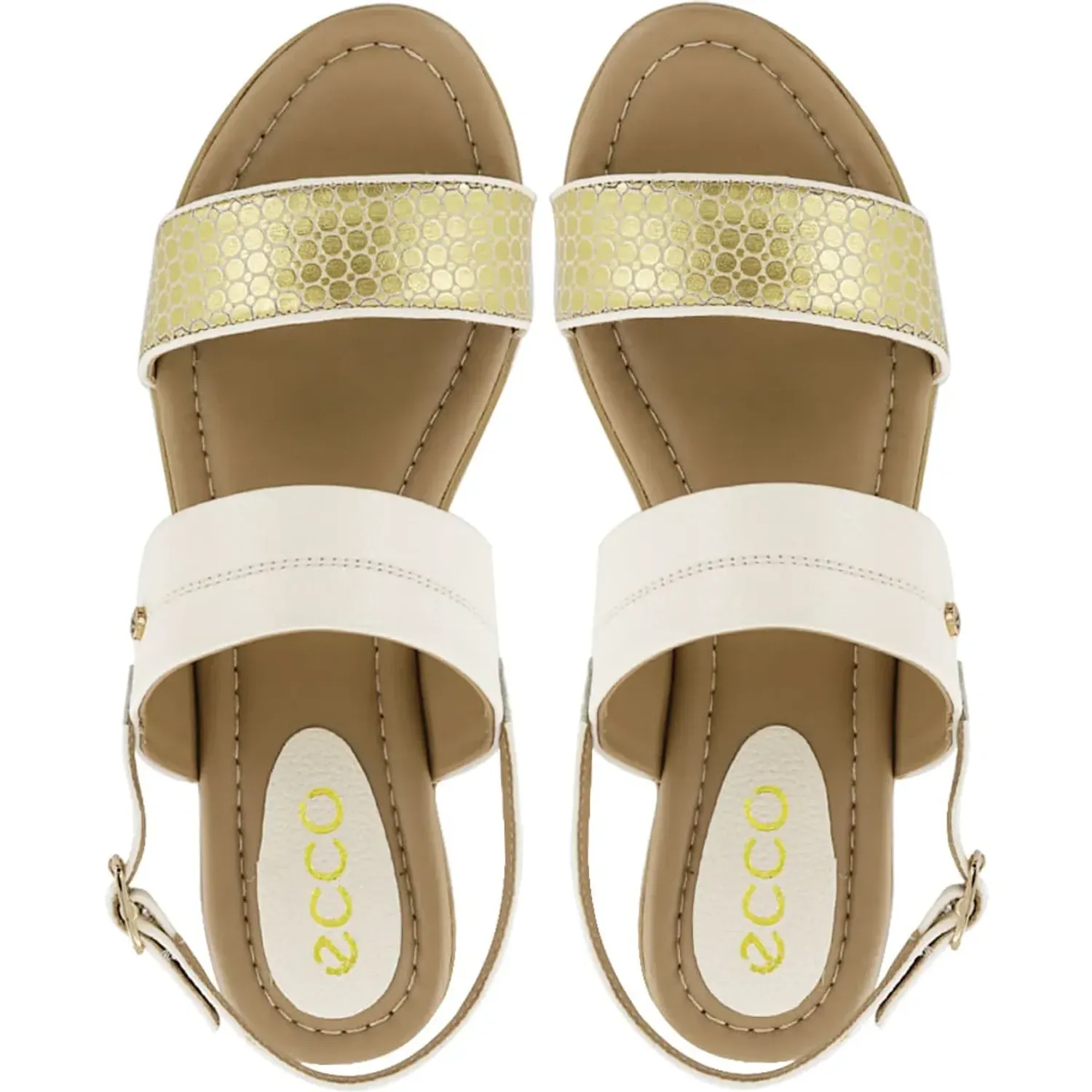 Ecco Sandalia Ecco Confort Mujer Alina28 color oro | Platanitos