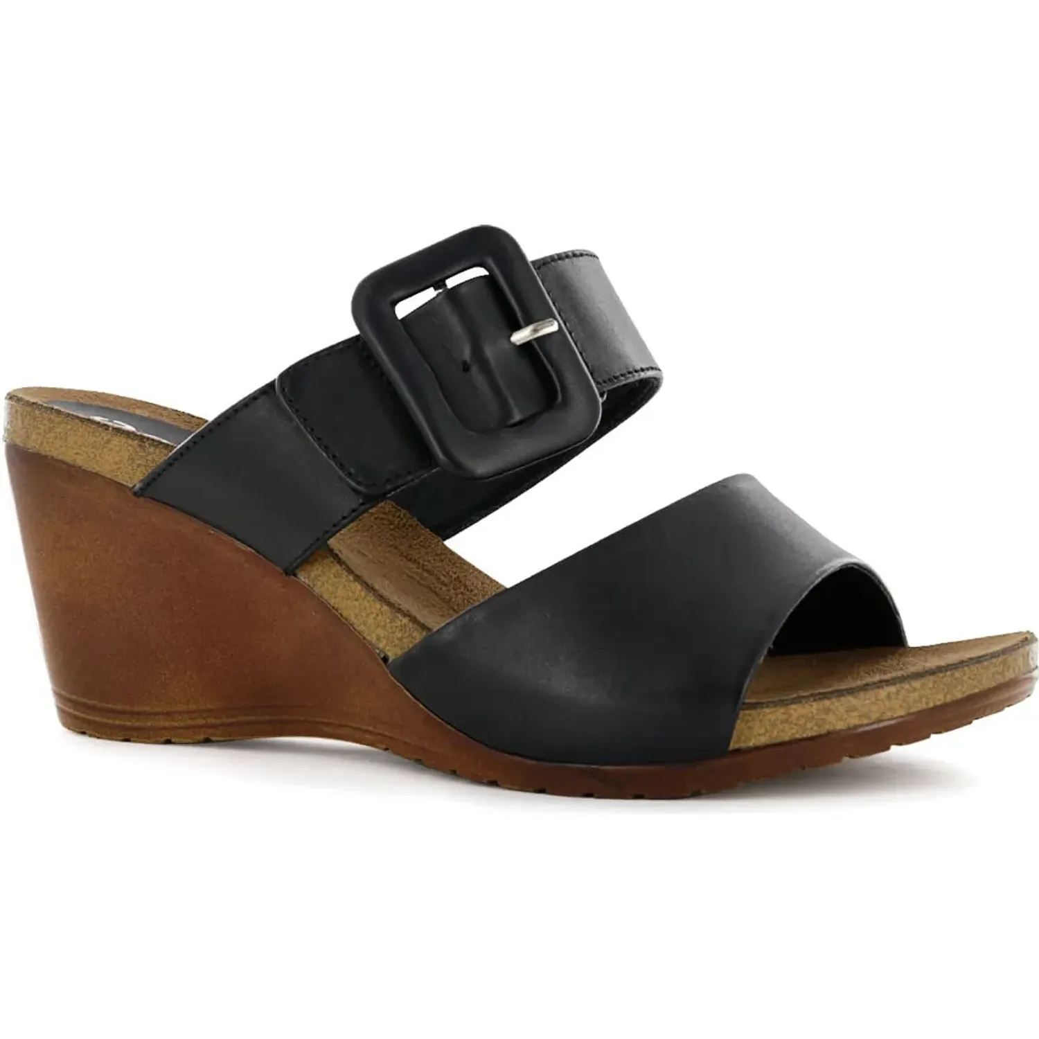 Sandalia Ecco Confort Mujer Sofi41 color negro | Platanitos