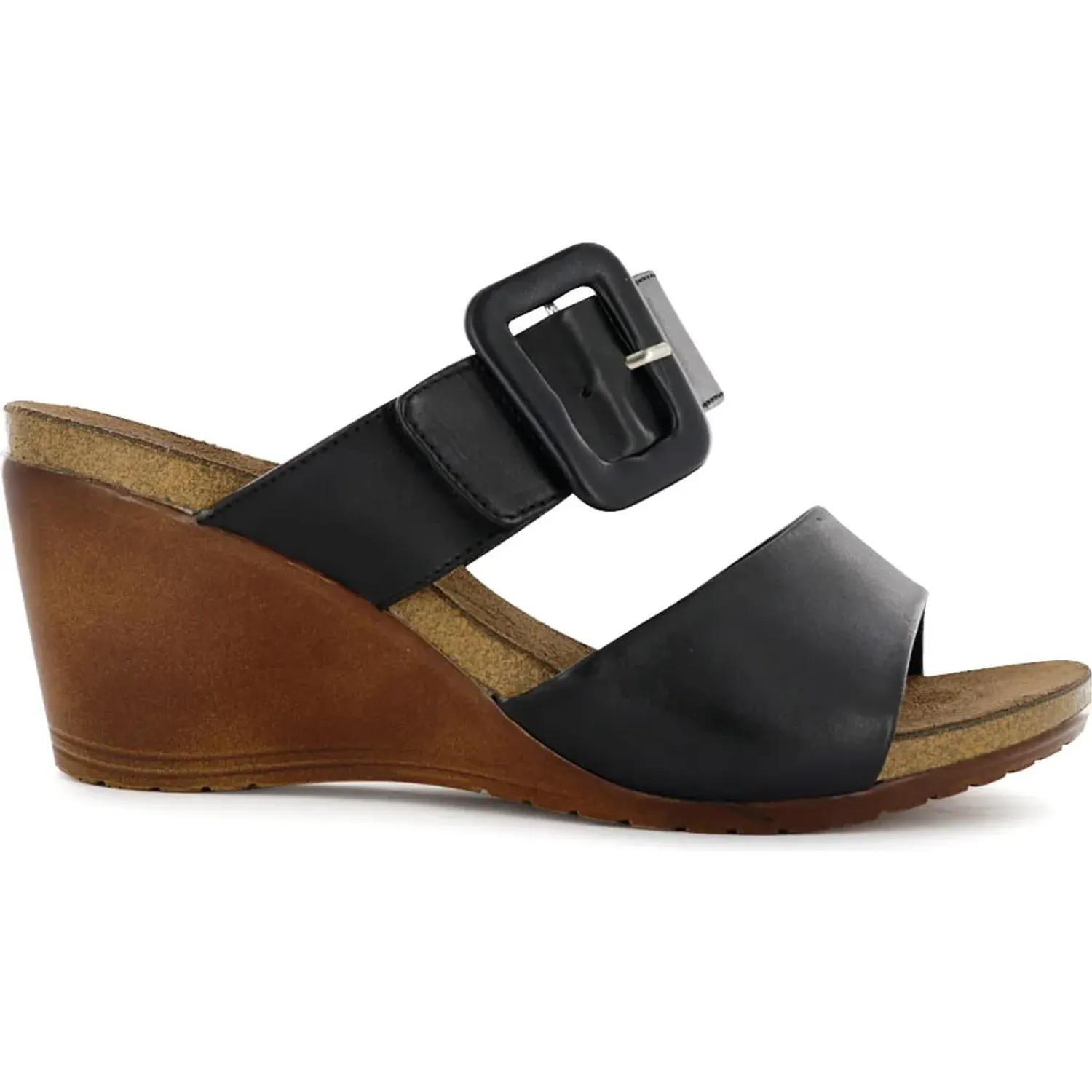 Sandalia Ecco Confort Mujer Sofi41 color negro | Platanitos