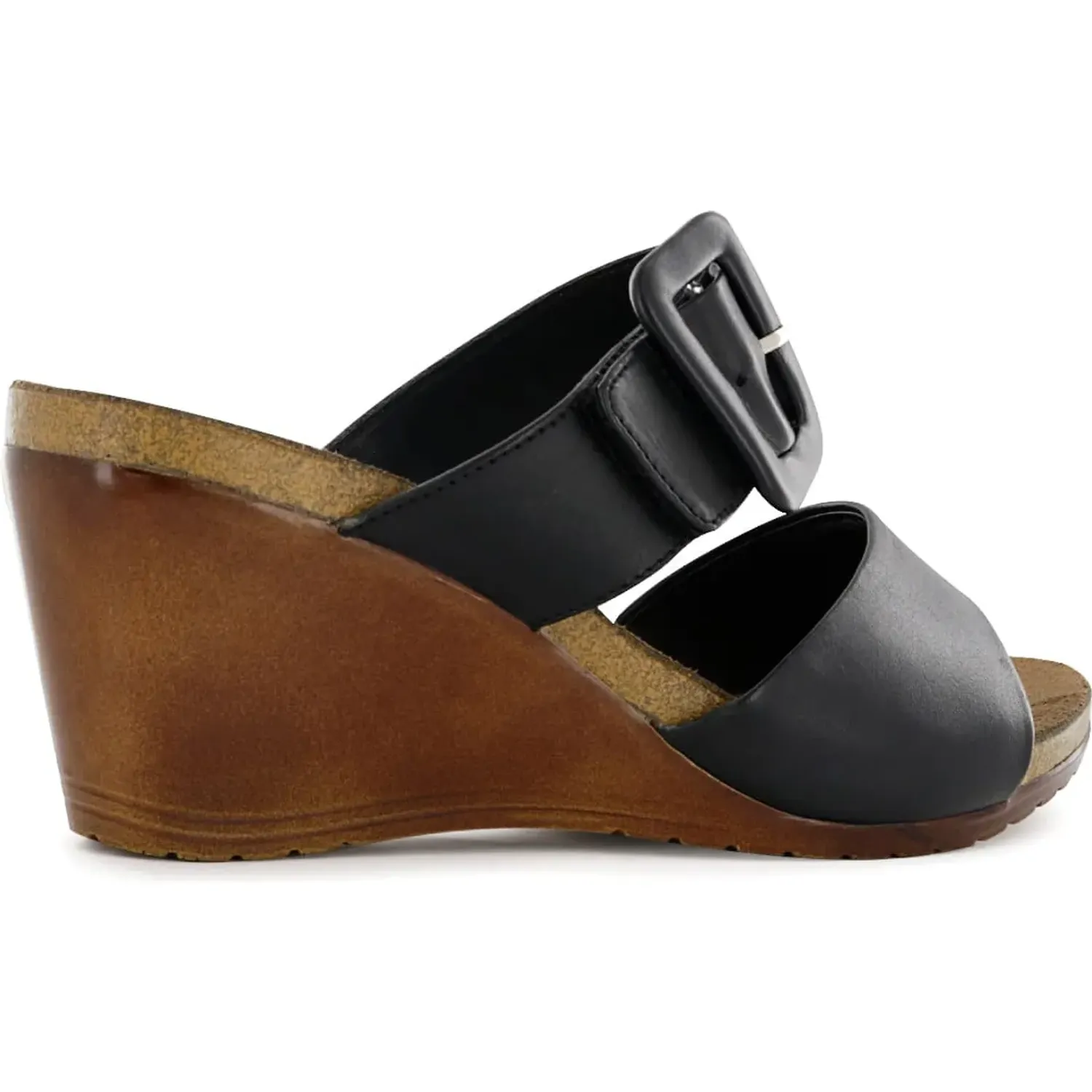 Sandalia Ecco Confort Mujer Sofi41 color negro | Platanitos