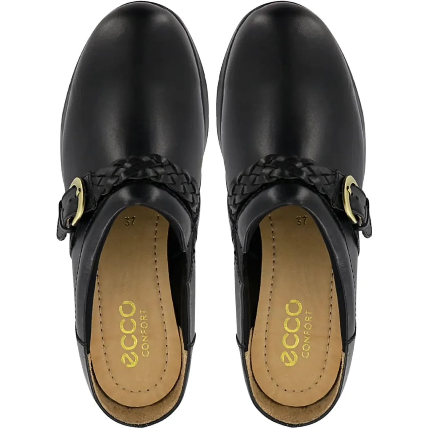 Ecco Zueco Ecco Confort Mujer Astor16 color negro | Platanitos