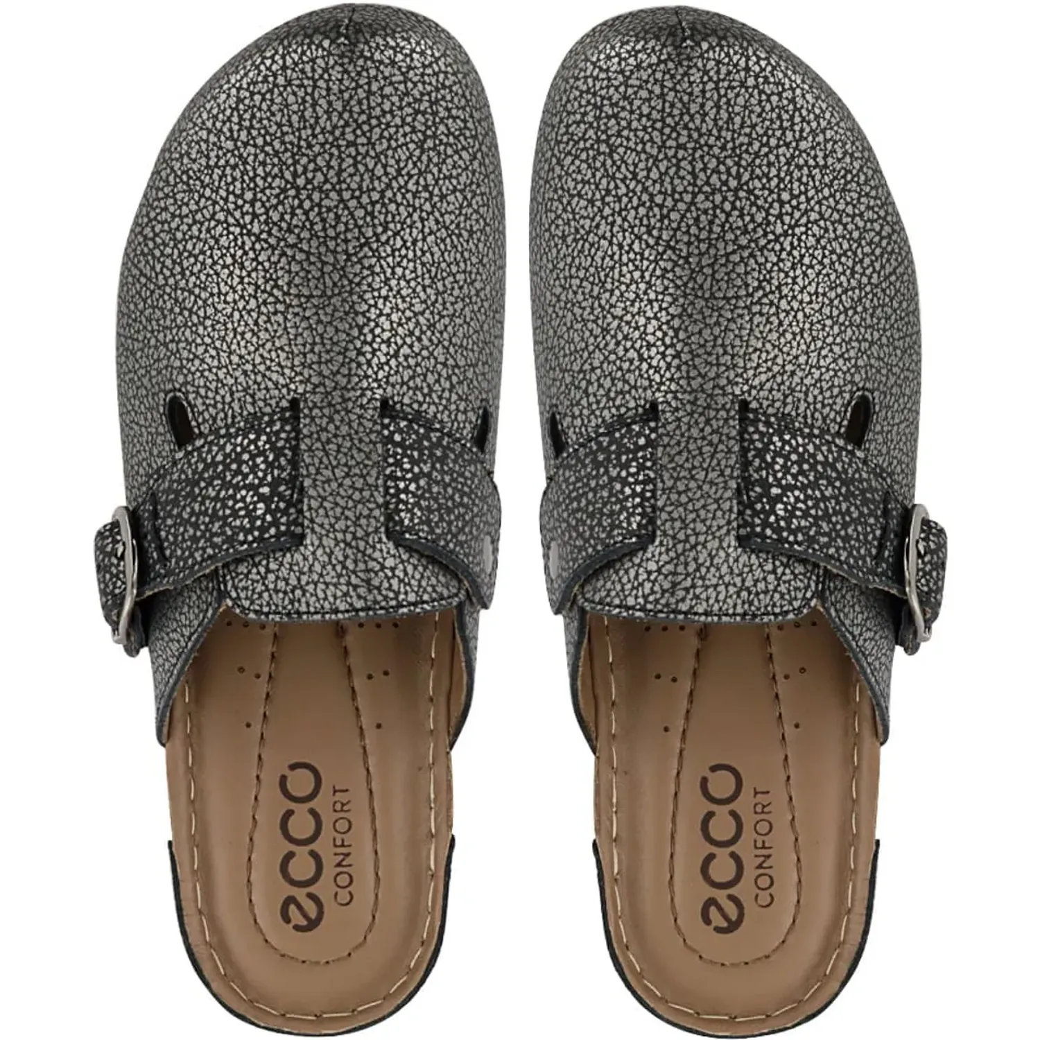 Ecco Zueco Ecco Confort Mujer Patty29 color negro | Platanitos