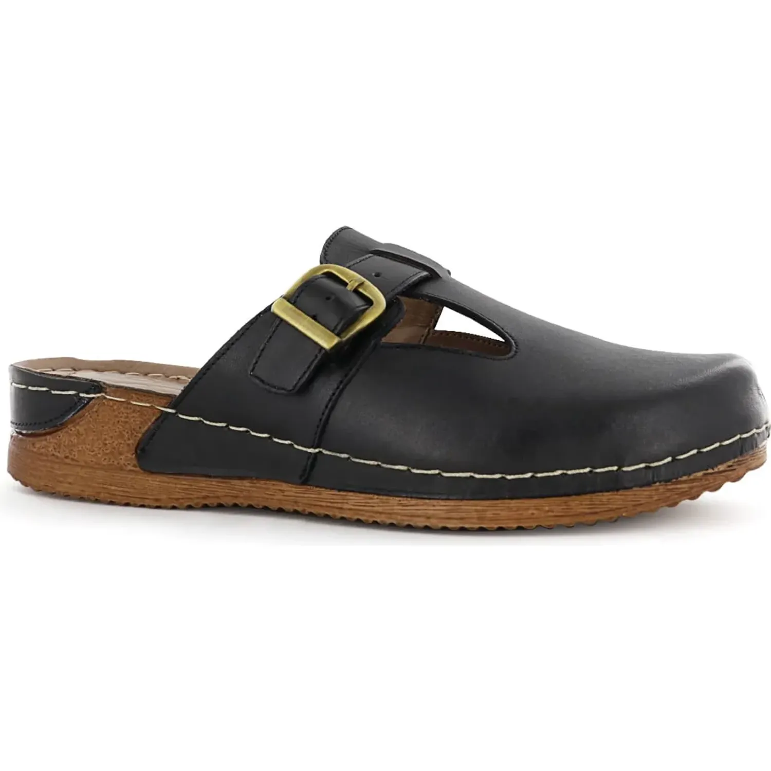 Ecco Zueco Ecco Confort Mujer Patty37 color negro | Platanitos