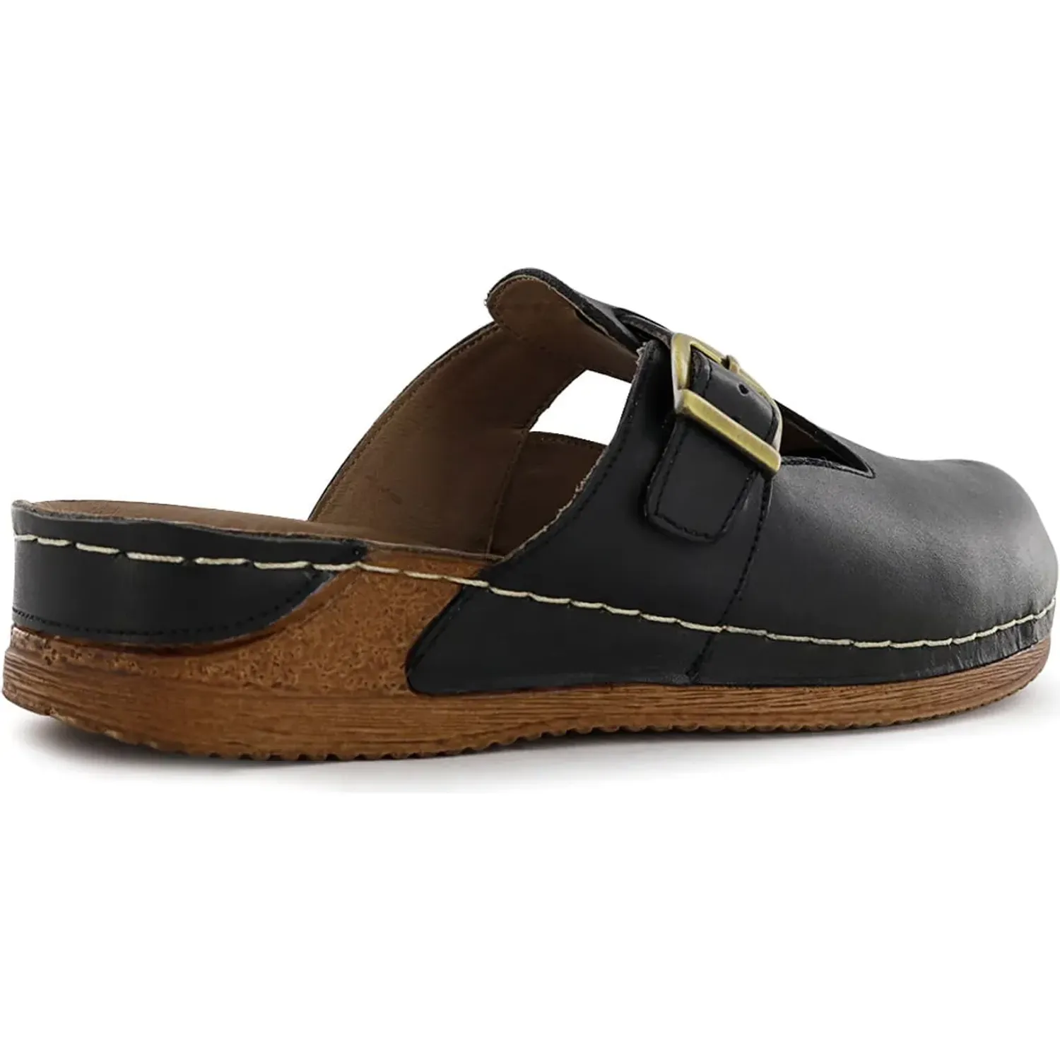 Ecco Zueco Ecco Confort Mujer Patty37 color negro | Platanitos