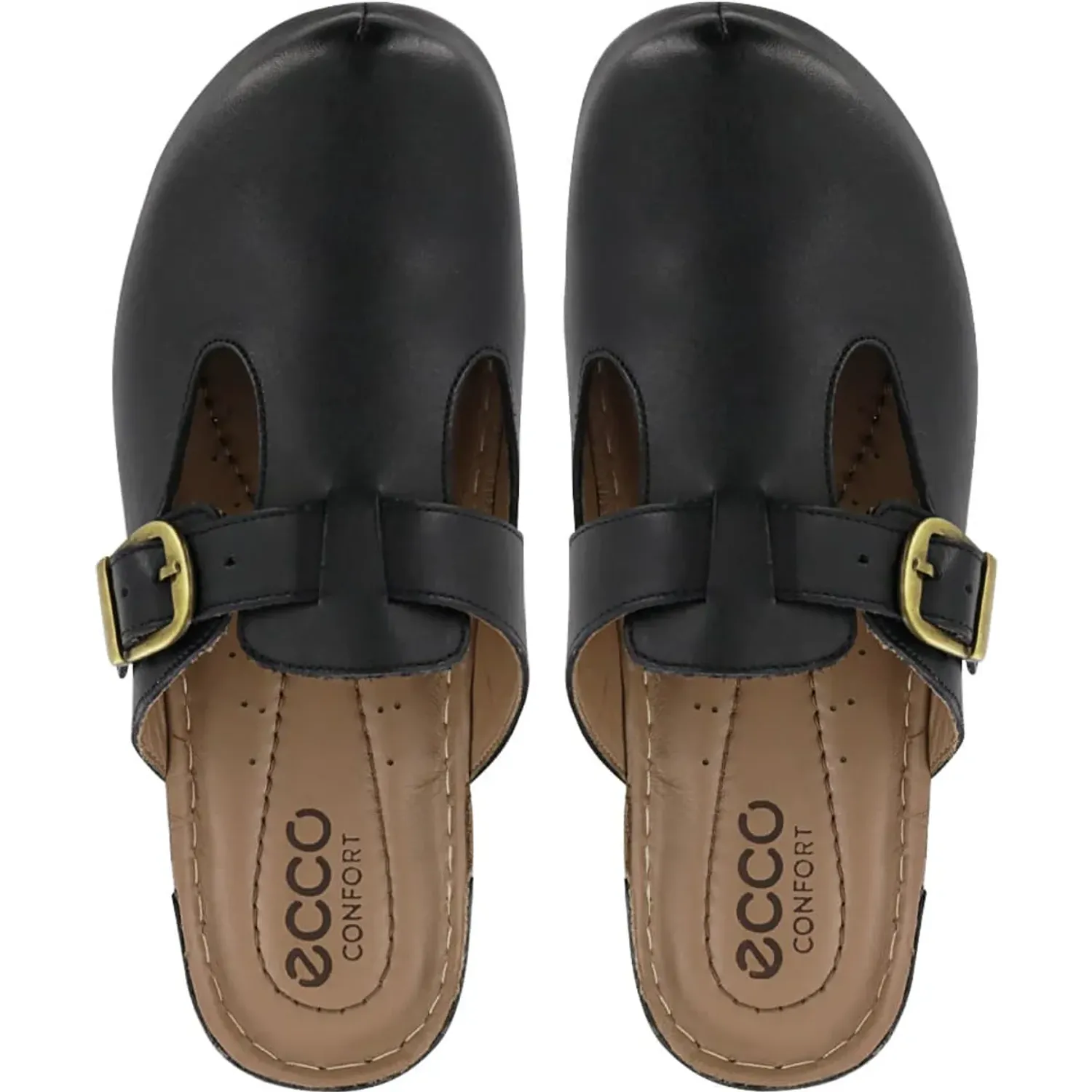 Ecco Zueco Ecco Confort Mujer Patty37 color negro | Platanitos