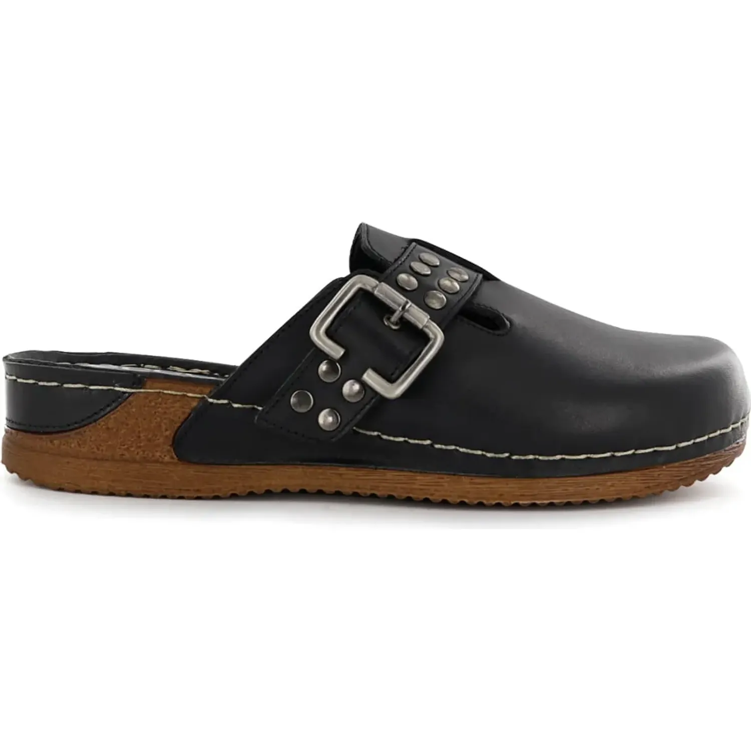 Ecco Zueco Ecco Confort Mujer Patty38 color negro | Platanitos