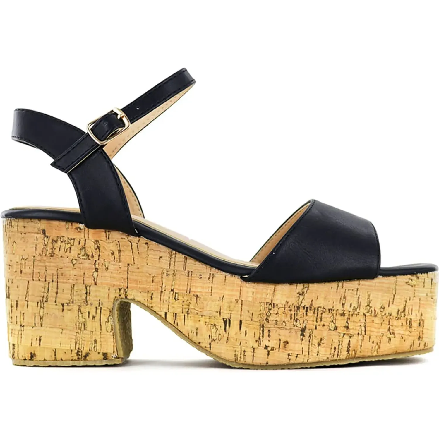 Sandalia Impuls Mujer Miley02 color negro | Platanitos