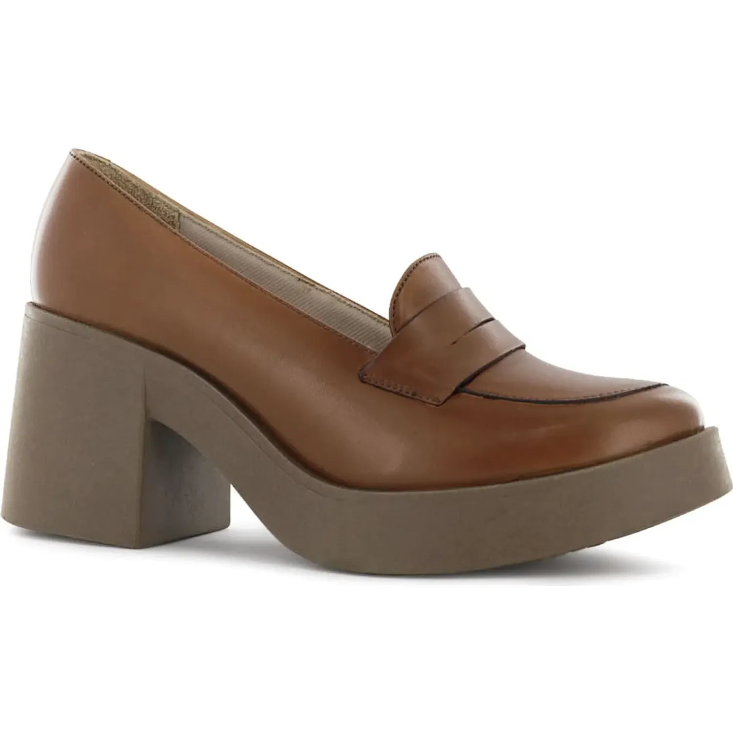 ECCO Mocasin Ecco Mujer Oletta04 color whisky | Platanitos