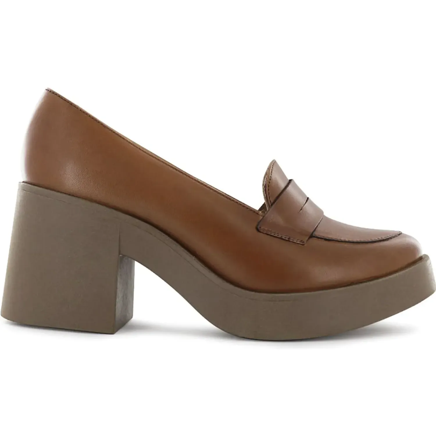 ECCO Mocasin Ecco Mujer Oletta04 color whisky | Platanitos